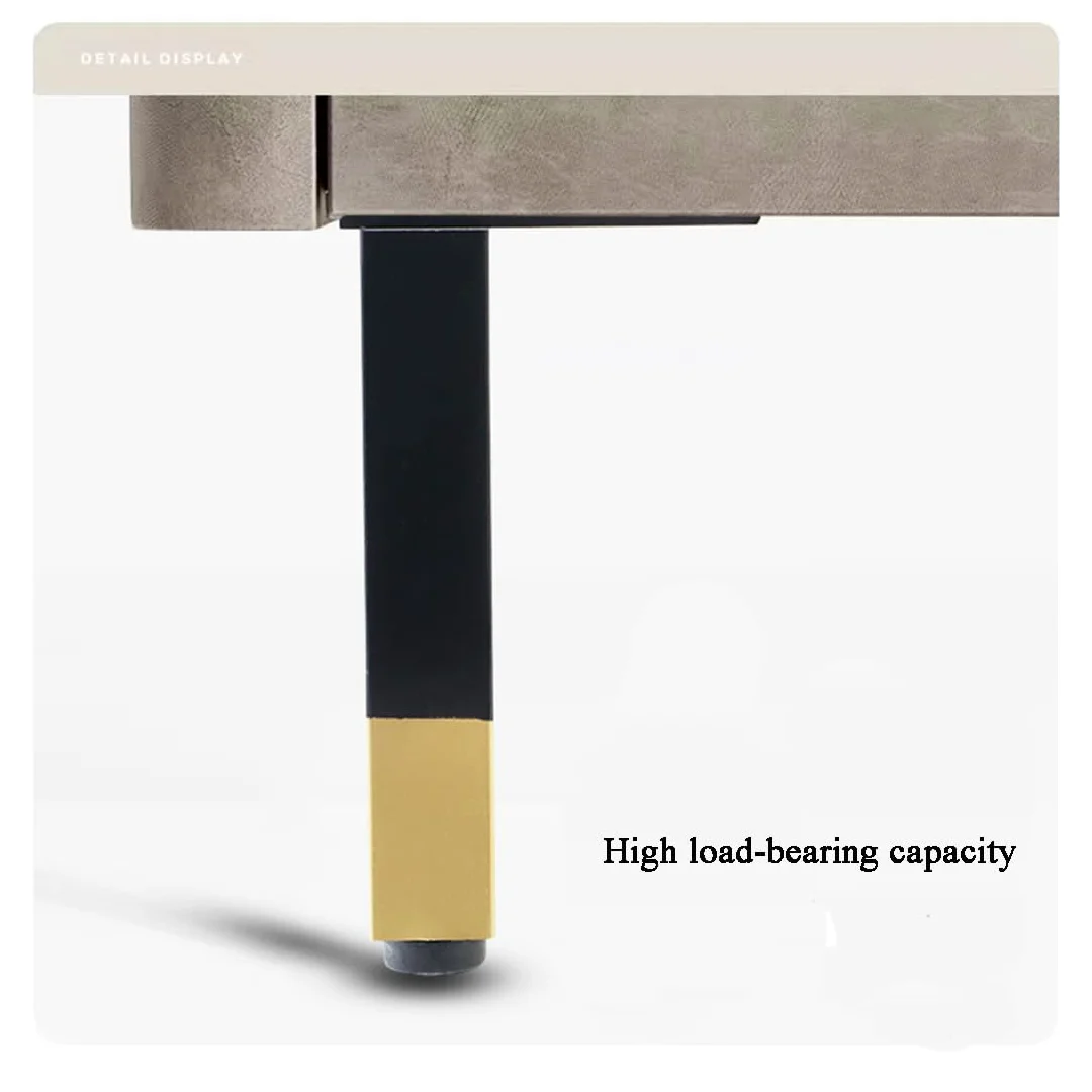 Bianco, 4 Piedini per Mobili Gambe per Mobili Regolabili Alluminio Altezza: 6-40cm Gambe Tavolo Zampe per Divani piede letto Piedi per Letto Piedini Credenza-40cm/15.7"