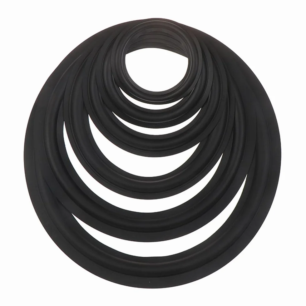 Anello di riparazione per altoparlanti pieghevole, parti di riparazione in gomma per bordi degli altoparlanti, accessori per la riparazione degli altoparlanti (20,3 cm)