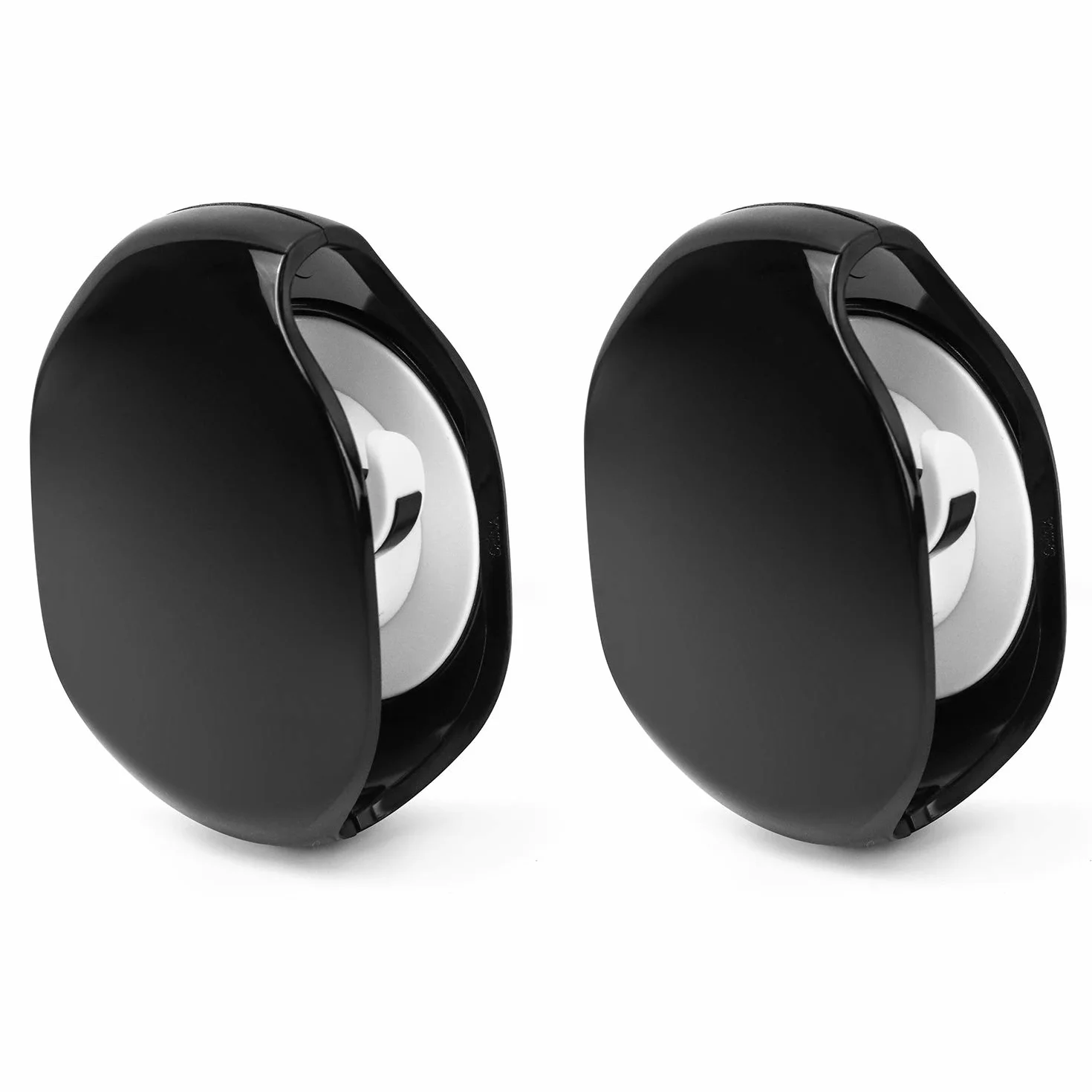 QWORK® Avvolgicavo automatico piccolo, avvolgicavo per cuffie, cavo USB e cavo di ricarica, 2 pezzi