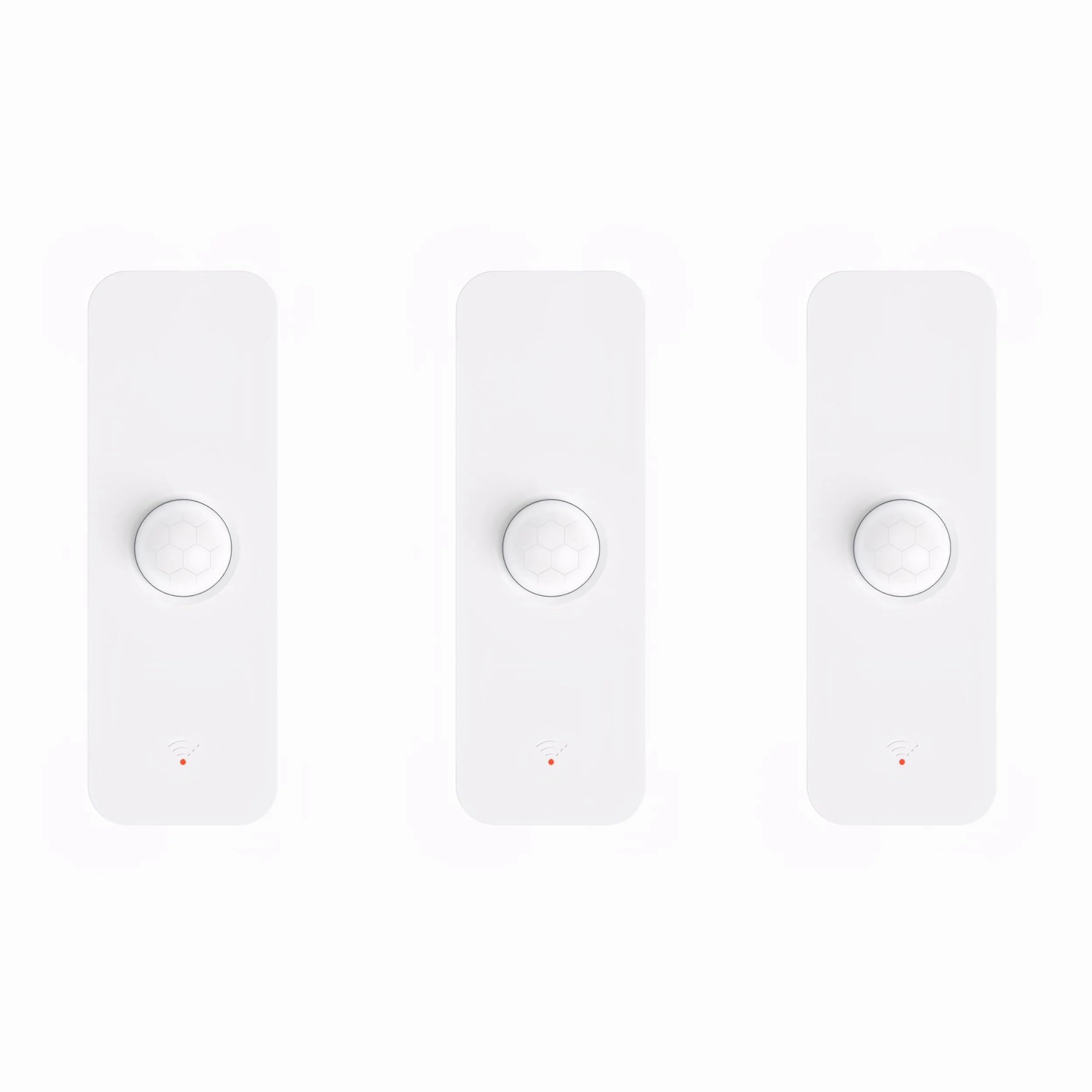 Confezione da 3 sensori di rilevamento del movimento, dispositivo di sicurezza per la casa intelligente con angolo ampio 105°, app Tuya, integrazione Alexa, WiFi, a batteria, per interni ed