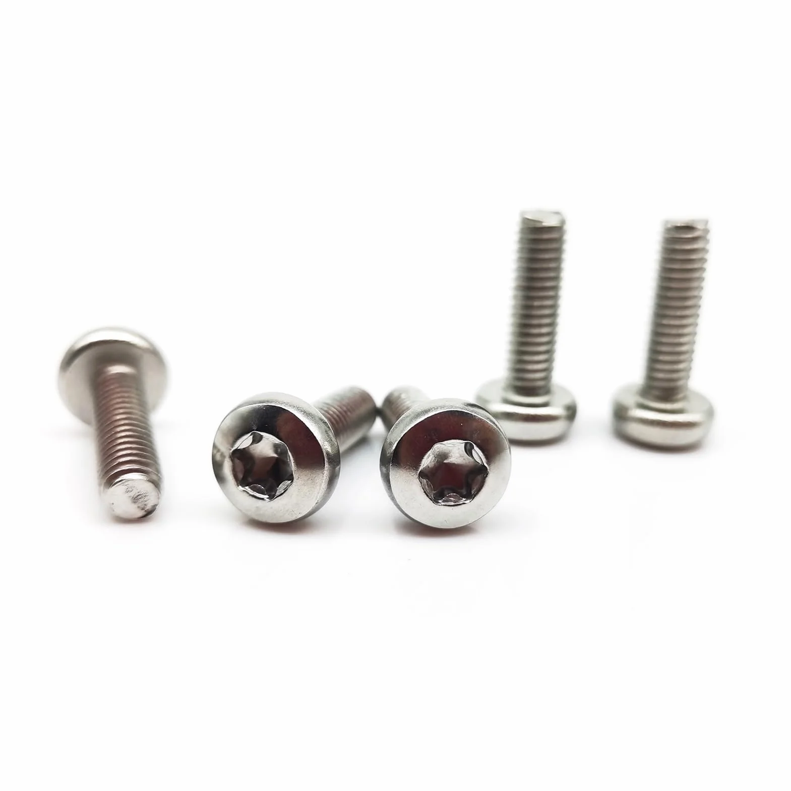 Bullone In Acciaio Inox A2-70 Torx Pan Vite A Testa Tonda M3 M3.5 M4 GB2672 304 L 3-60mm 10pcs