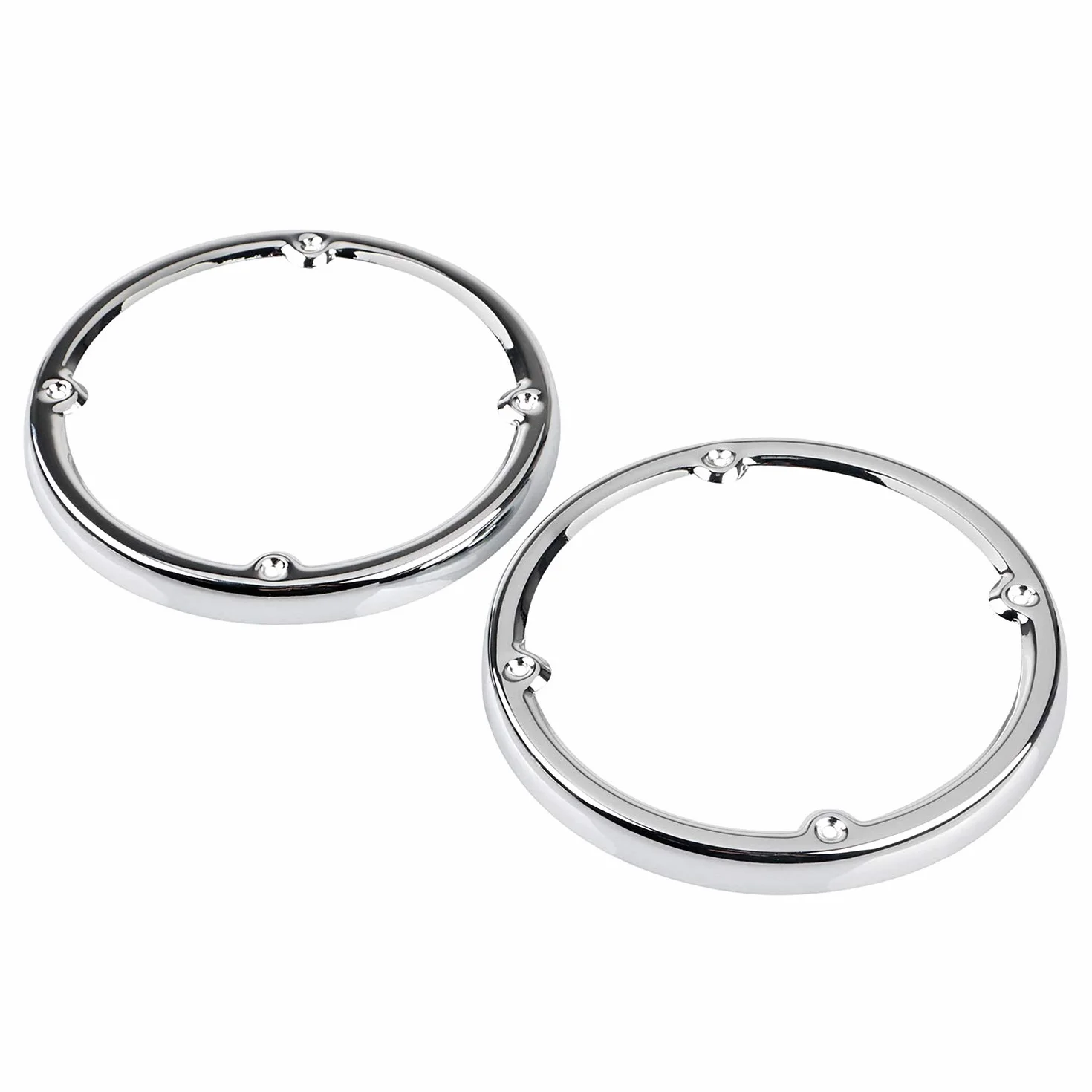 Cromo Tour Pak Altoparlante Posteriore Griglia Accenti Cornici Trim per Harley Touring FLHTCU FLHTK FLHTCUTG 2014-2023