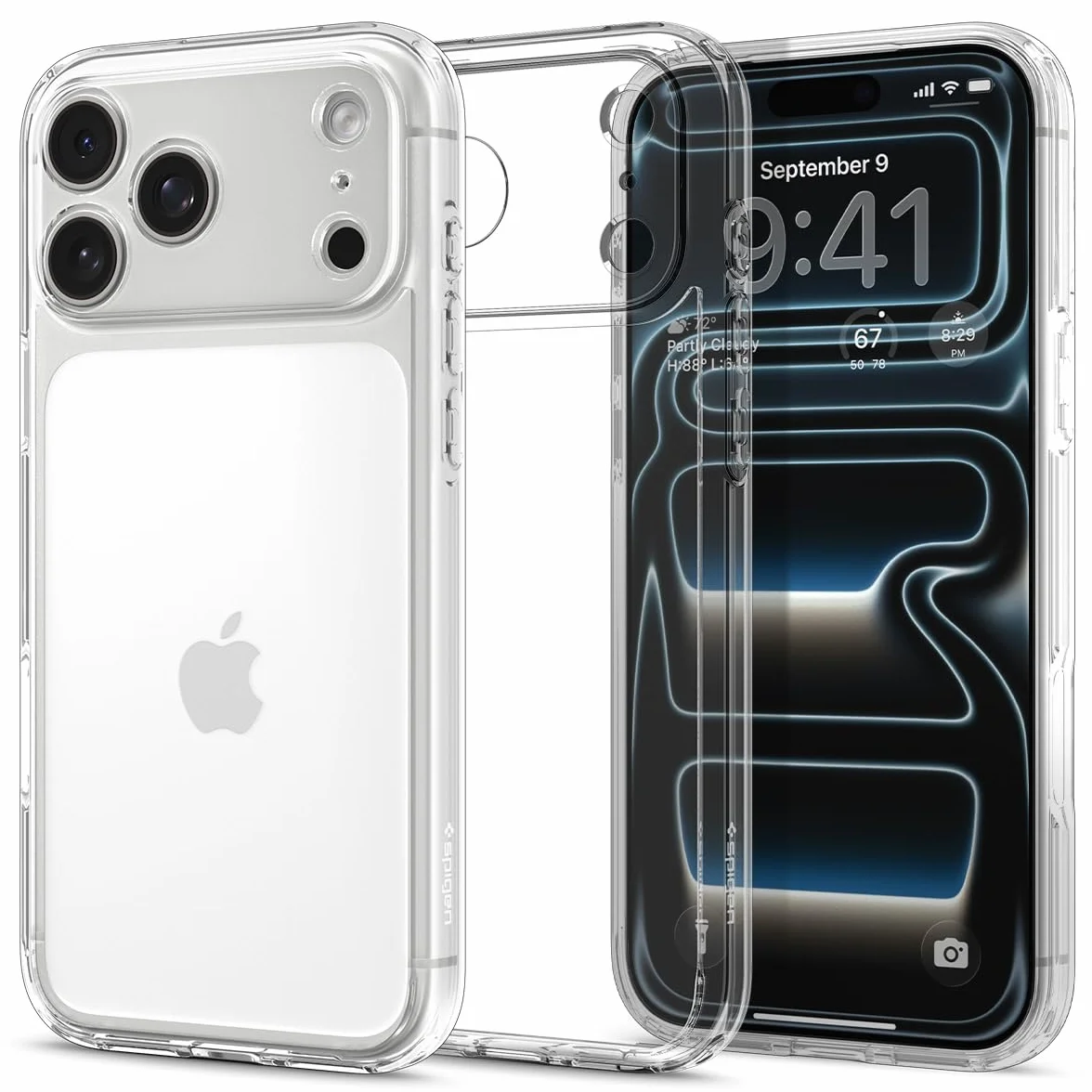 Spigen Cover Ultra Hybrid Compatibile con iPhone 17 Pro Max - Trasparente