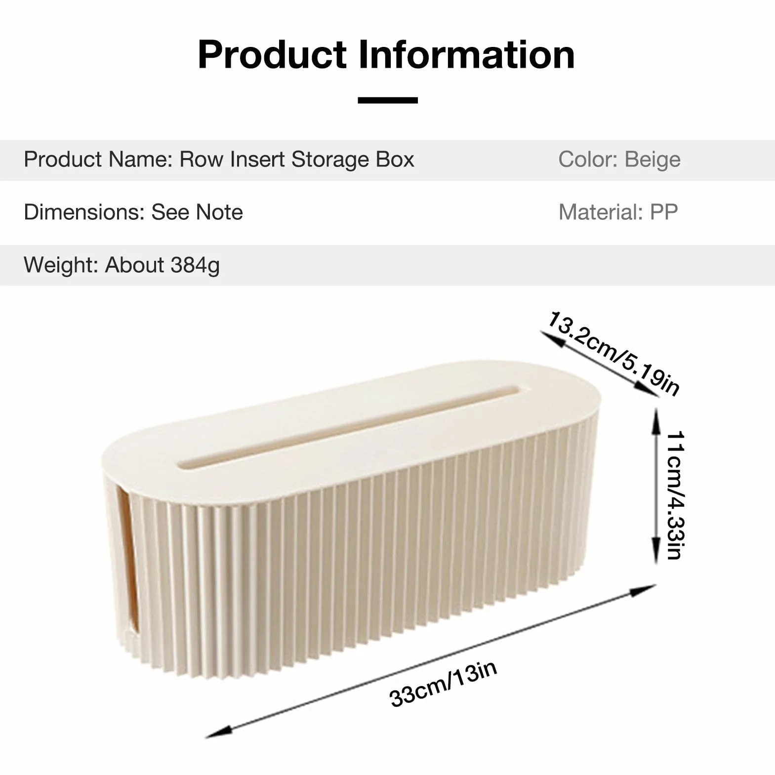 Scatola Organizer per Cavi con Ampio Contenitore e Coperchio