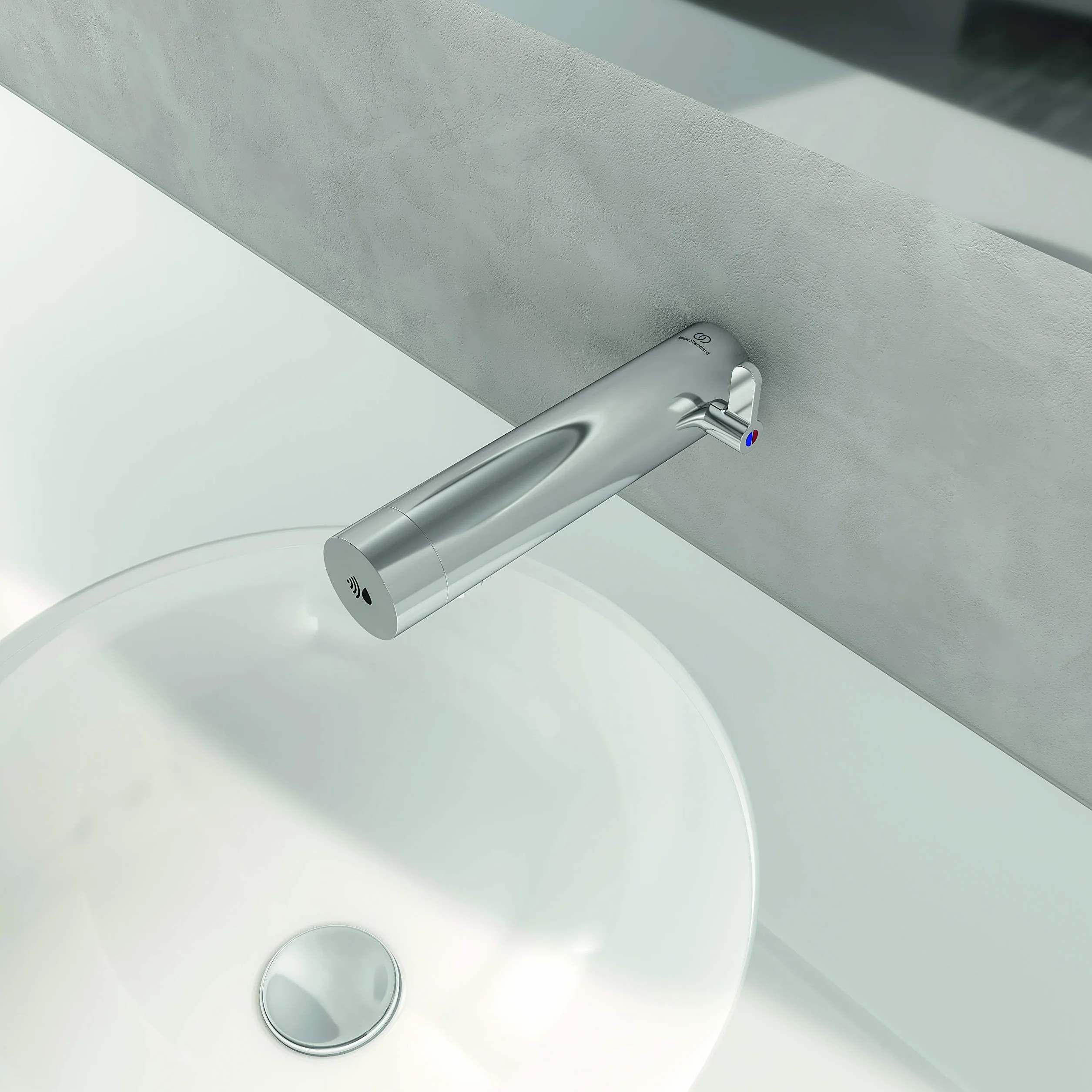 Ideal Standard Sensorflow Miscelatore Elettronico da Incasso per Lavabo Cromato