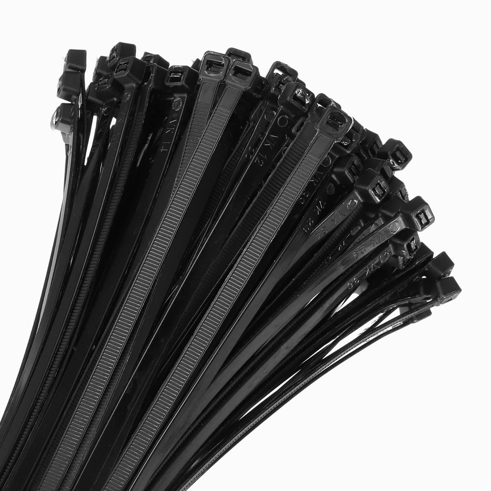 QUARKZMAN 200pz 14" 53 Libbre Fascette per Cavi Fascette Stringicavo in Nylon Auto-Bloccanti Lunghe 5/16" per Gestione Cavi, Nero