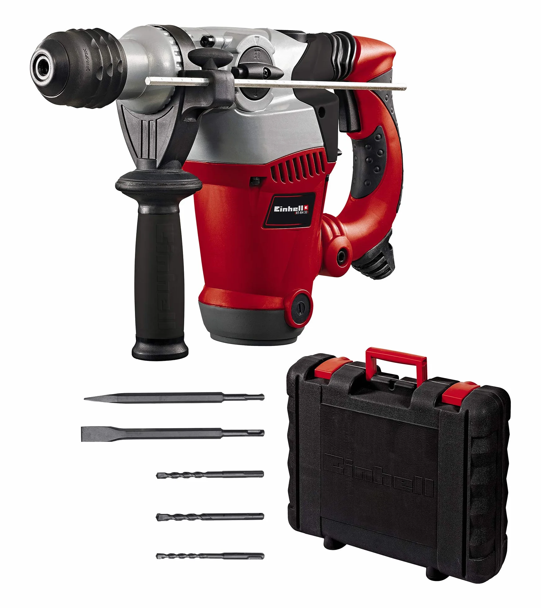Einhell Martello Perforatore RT-RH 32 SDS-plus 3 Punte Scalpello Valigetta