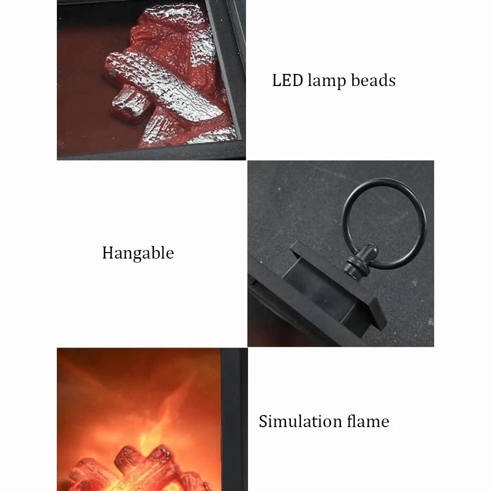 caminetti elettrici con riscaldatore Camino Elettronico Portatile A Simulazione A LED, Accessori Natalizi, Soggiorno, Camera Da Letto, Studio, Decorazione, Caminetti Elettrici Camino a vapore acqueo