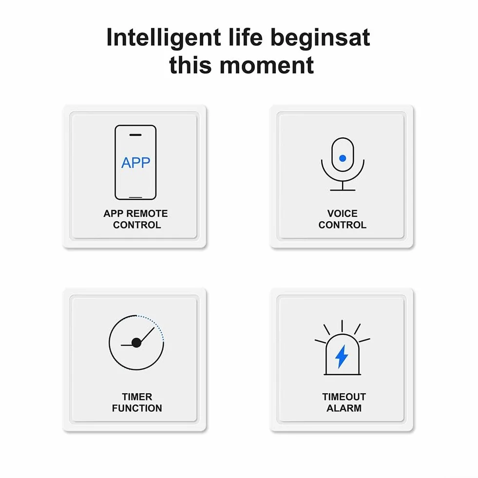 Tuya Smart WiFi Garage Door Controller Timing Interruttore intelligente On-Off App Telecomando controllo accessi