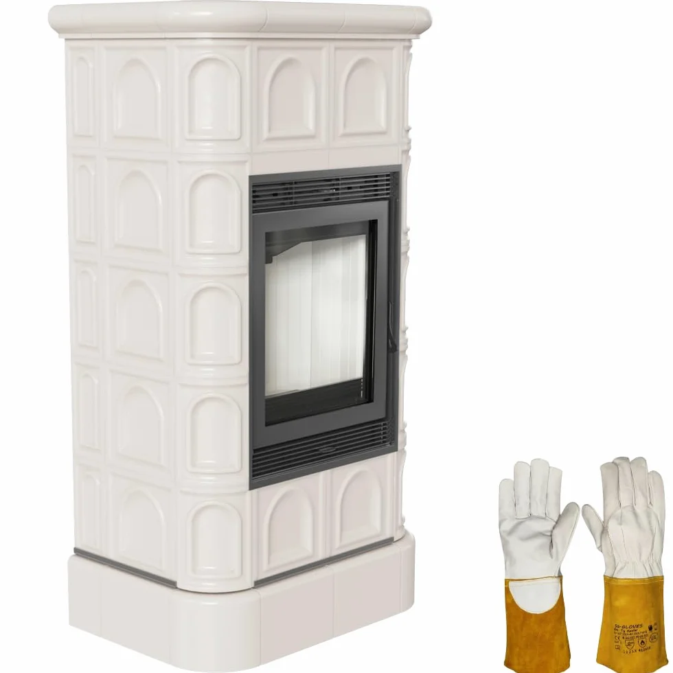 KRATKI Inserto per camino in acciaio a legna BLANKA 8 kW Ø160 A Ecodesign | Acciaio nero, efficienza 78%, classe A. Ecodesign, BImSchV 2.; combustione efficiente; basse emissioni; calore uniforme