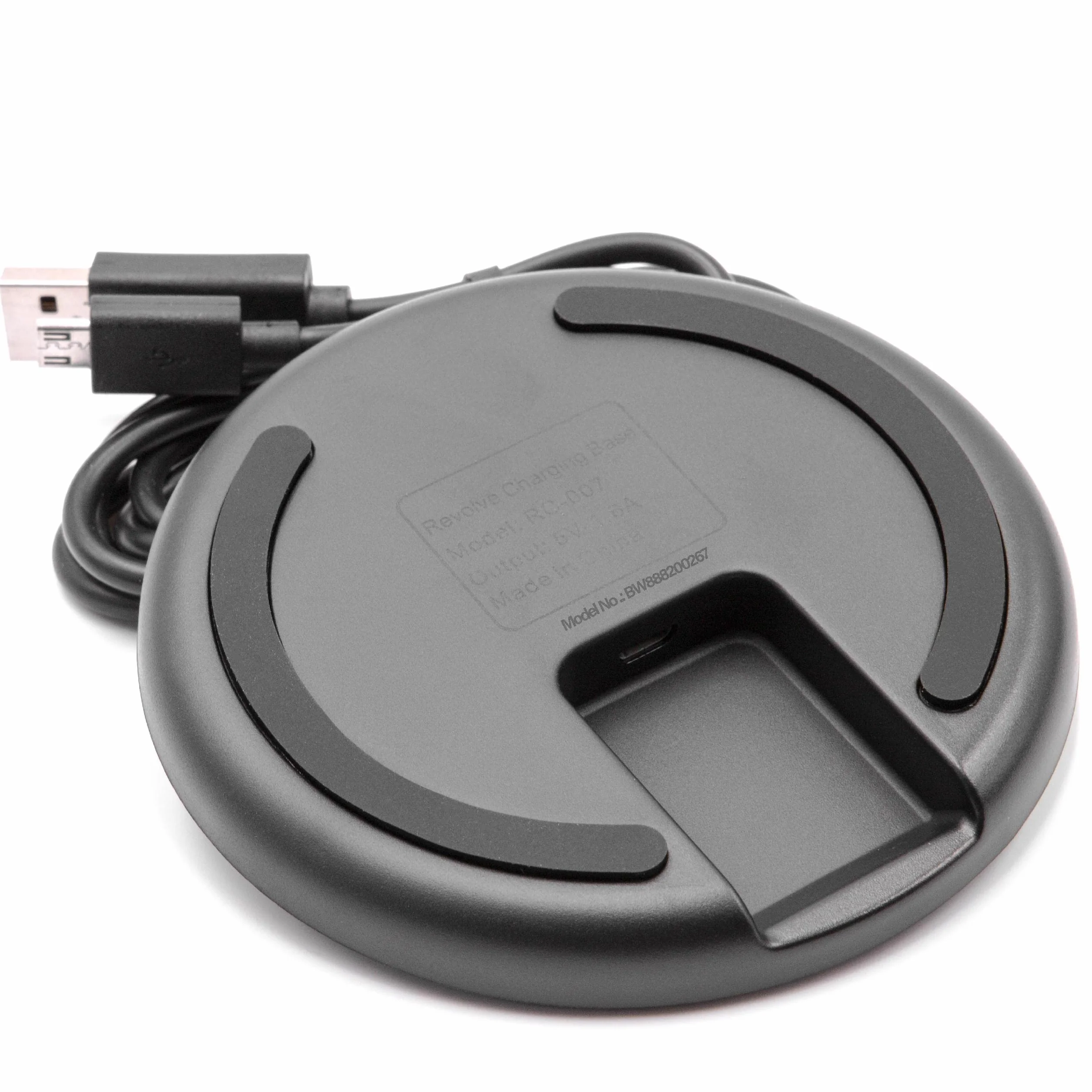 vhbw stazione di ricarica compatibile con Bose SoundLink Revolve, Revolve+ altoparlanti - Incl. cavo micro USB, nero