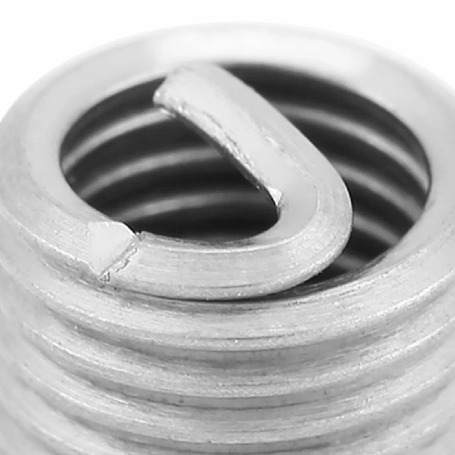 Tyenaza 50 Pezzi Inserto Filettato a Vite, M6 x 1.0 x 3D Inserto Helicoil, Kit di Inserti di Riparazione Metrico Filettato Tipo Elicoil in Acciaio Inox SS304, per Automotive, Turbine a Vapore