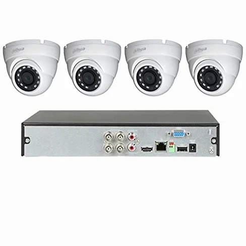 Kit di videosorveglianza Dahua 4 telecamere dome da 5 Mpx