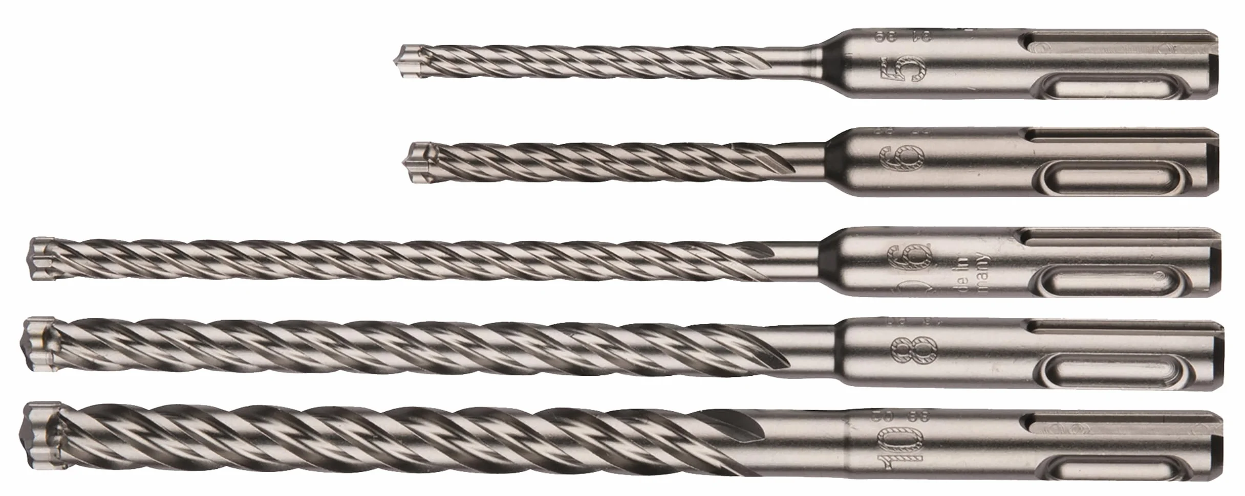 Makita B-58992 NEMESIS2 Set punte trapano SDS-Plus 5 pezzi per calcestruzzo cemento armato muratura