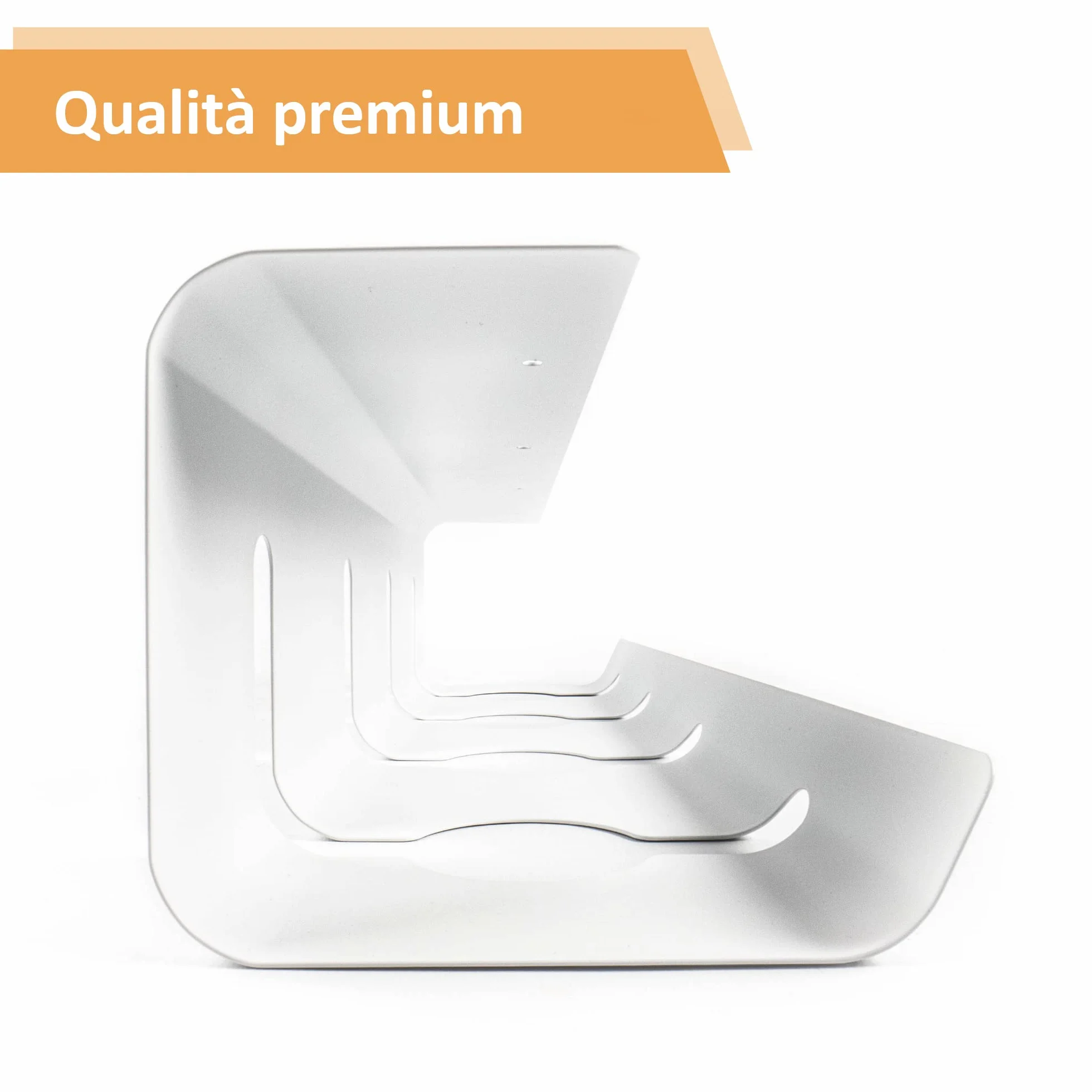 Raccogli Cavi Scrivania – Canalina Passacavi sotto Scrivania Cable Management – Organizer Portacavi Ufficio - Nascondi Cavi sotto Tavolo – 2 Scatole Porta Cavi - Verniciatura a Polvere Bianco