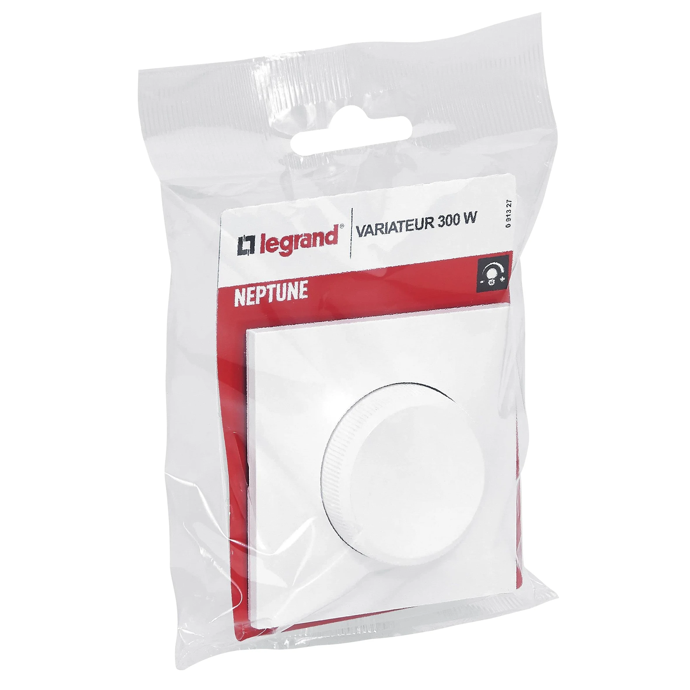 Legrand - Interruttore dimmer a pulsante Nettuno - 300 W - Bianco