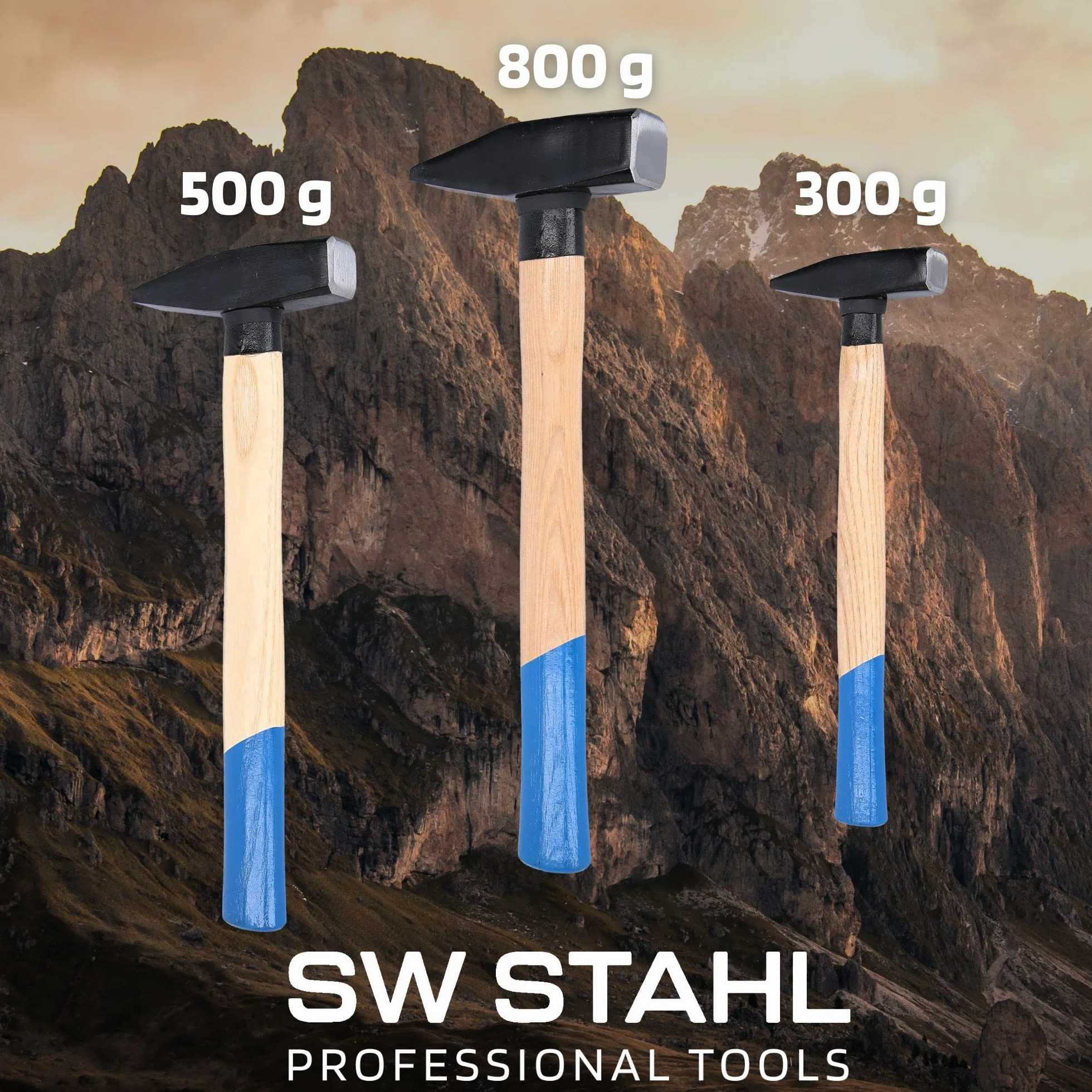 SW STAHL Set martelli da fabbro 3 pezzi 50930L