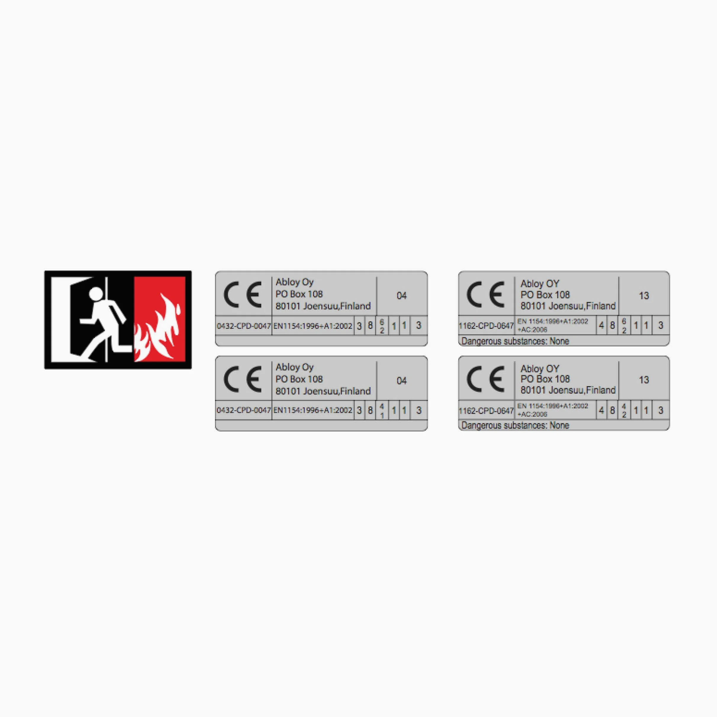 Tesa Assa Abloy DC300-DEV1 - Chiudiporta a braccio articolato DC300, argento