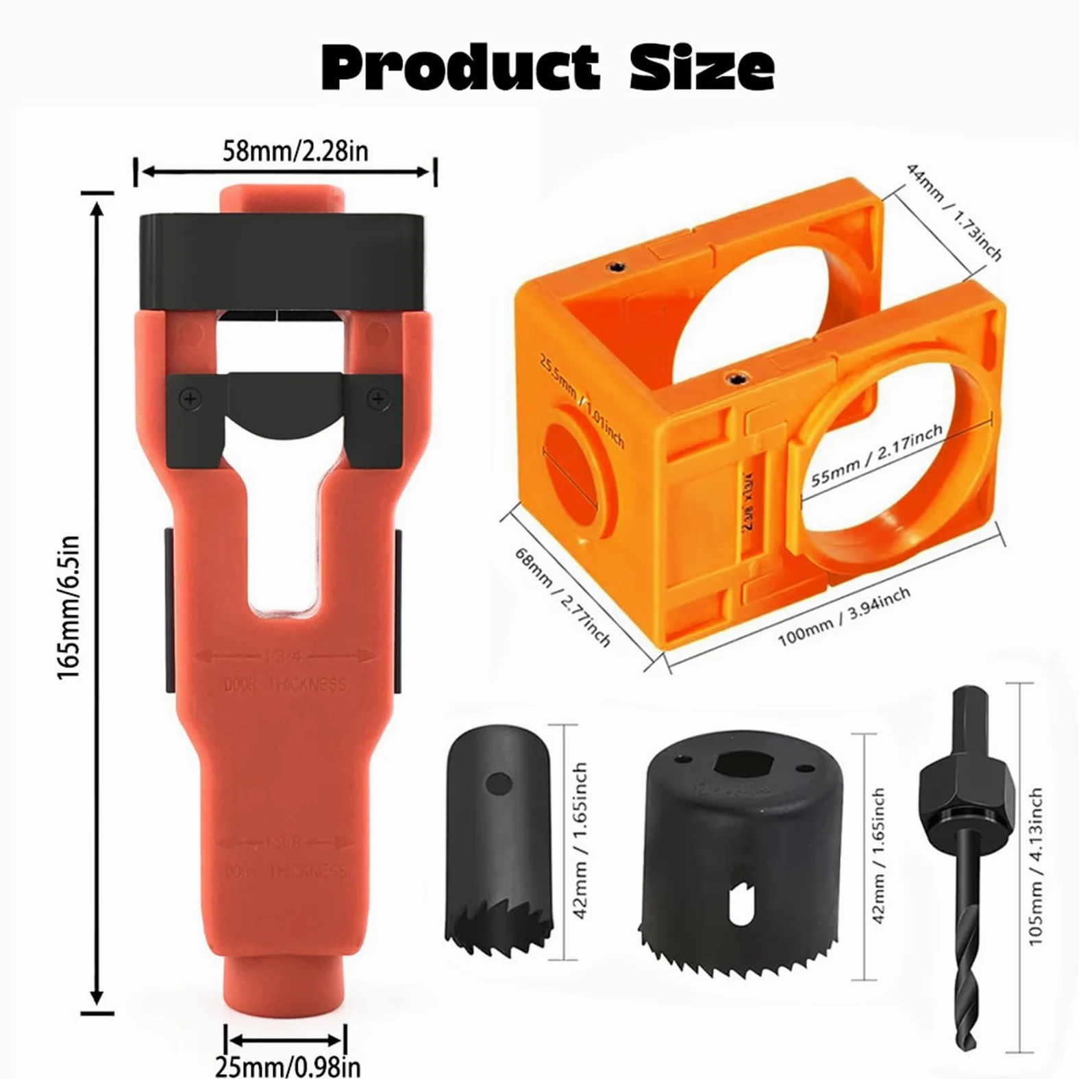 Kit Installazione Serratura Porta Ricambi Serrature Catenacci Bulloni | Dima Per Porte Strumenti E Elettrici Per Riparazioni Di Porte Interne, Esterne, Casa, Cucina E Finestre