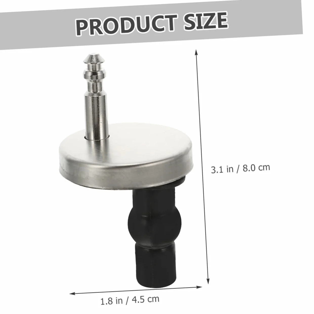 Set 4 Pezzi Bulloni e Dadi di Fissaggio in Acciaio Inox per Sedile Wc, Raccordi a Sgancio Rapido
