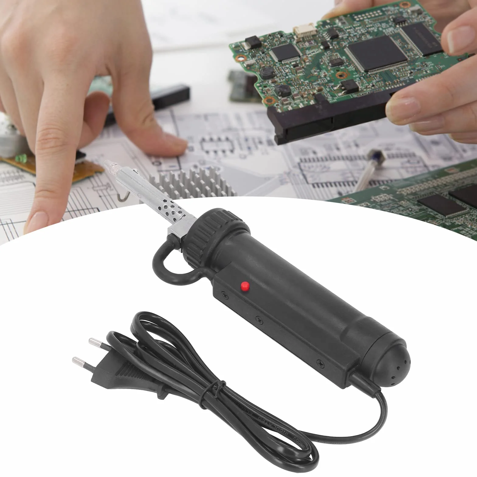 Pompa Dissaldante Automatica Portatile 220V 30W con Punta in Acciaio