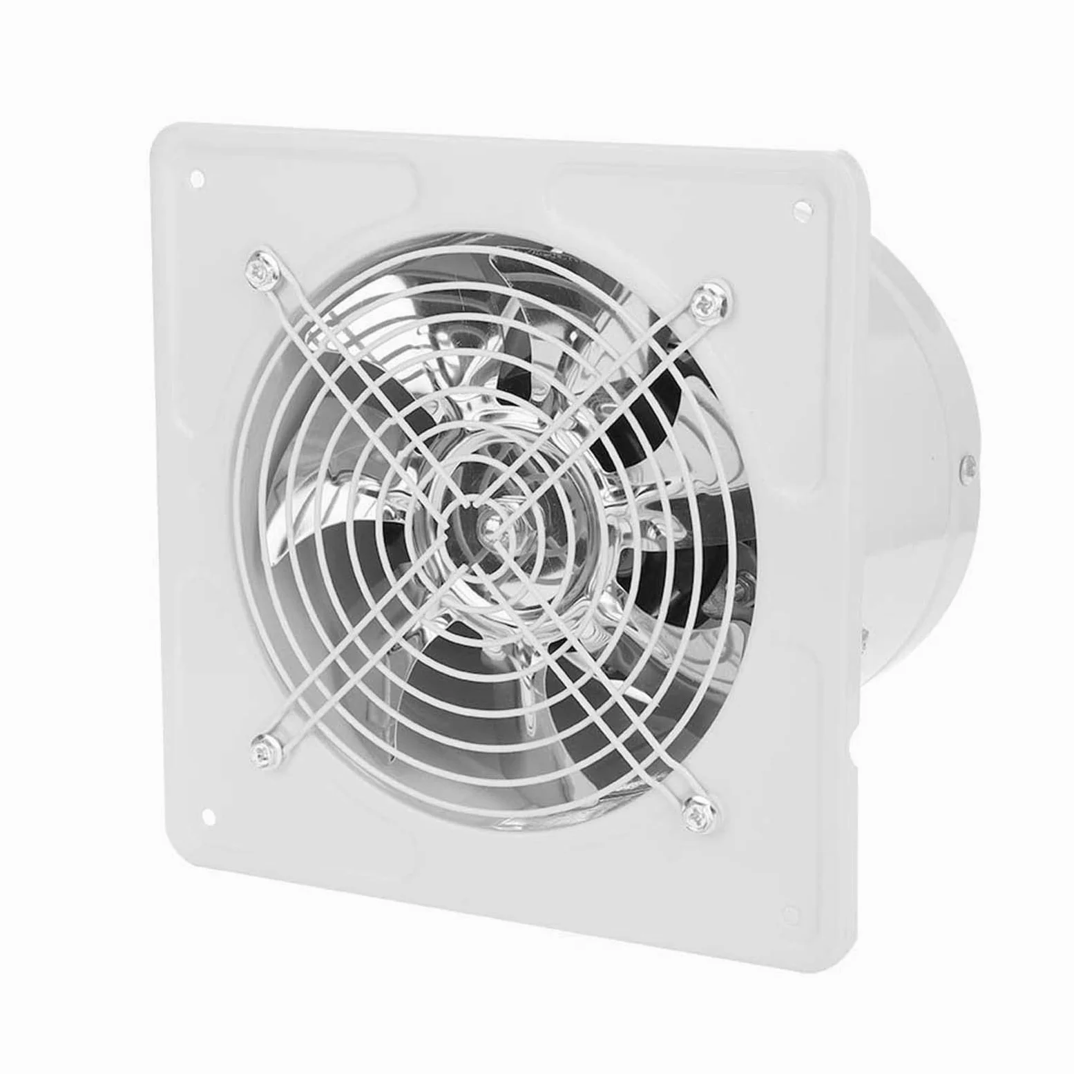 Aspiratore da Parete 190mm 40W 220V Silenzioso Super Silenzioso per Bagno, Cucina, Ventilazione, Garage - Aeratore Ventila Aspiratore Assiale Ventilatore di Flusso (Bianca)