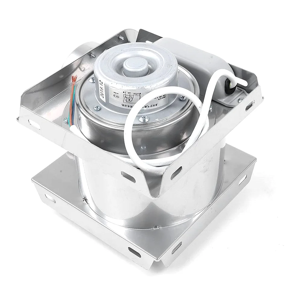 YWBL-WH Ventilatore Estrattore 4in, 250m³/h Silenzioso per Bagno | Motore in Rame da 220 V, Rumore Ridotto a 45 DB, Pressione del a 110 Pa, Impermeabile IPX2, Alloggiamento in Metallo per