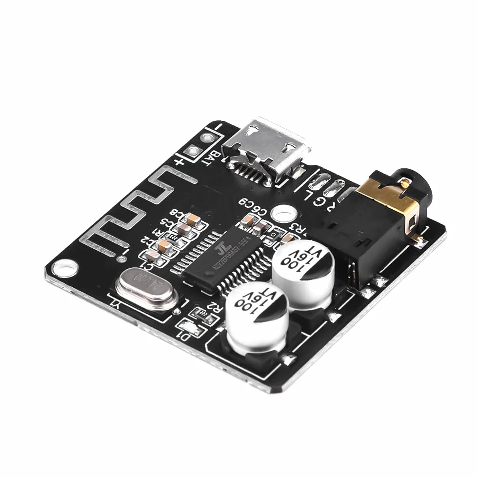 Heemol VHM-314 Bluetooth Scheda Ricevitore Audio 5.0 mp3 scheda decodificatore senza perdita di modulo Musica Stereo Wireless (2 pezzi)
