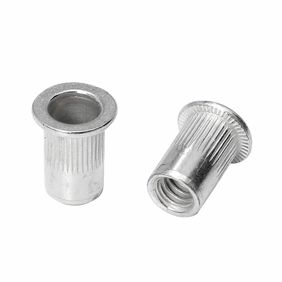 Metrico M4 alluminio rivetto dado filettato inserti Rivnuts Nutsert 70 pezzi