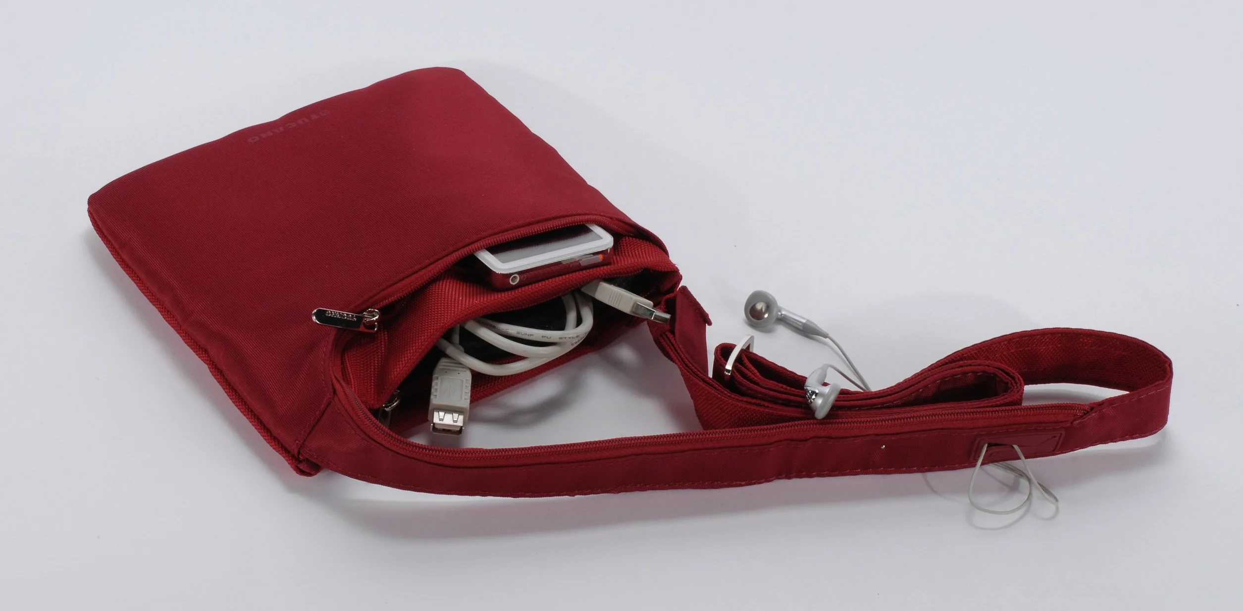 Tucano Tq Finatex Mini Borsa Pocket Rosso