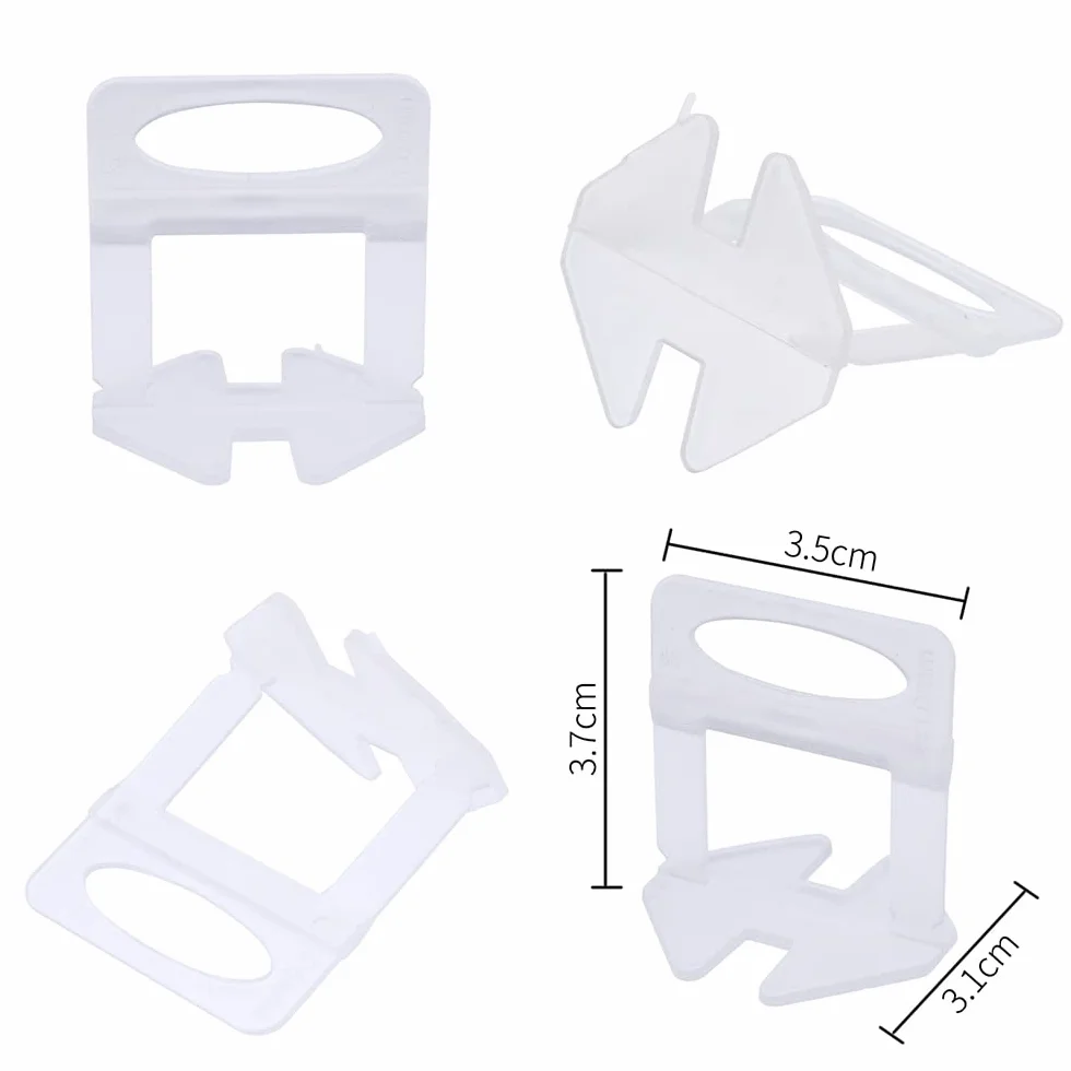 Clip di livellamento per Piastrelle 1 mm 200 Pezzi Sistema di livellamento