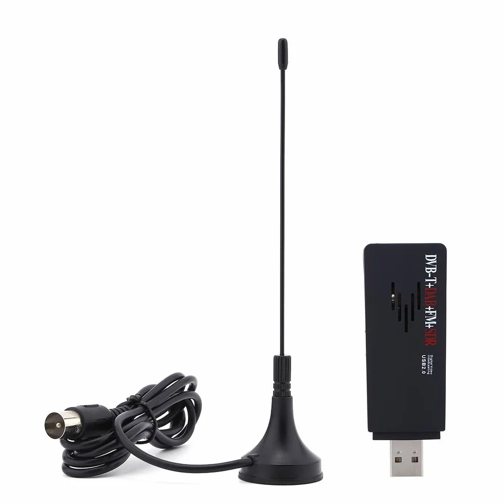 Zerone R820T -T Ricevitore, USB 2.0 Digitale -T SDR+Dab+FM HDTV sintonizzatore TV Ricevitore Stick RTL2832U+R8202 sintonizzatore Ricevitore 25-1700 MHz