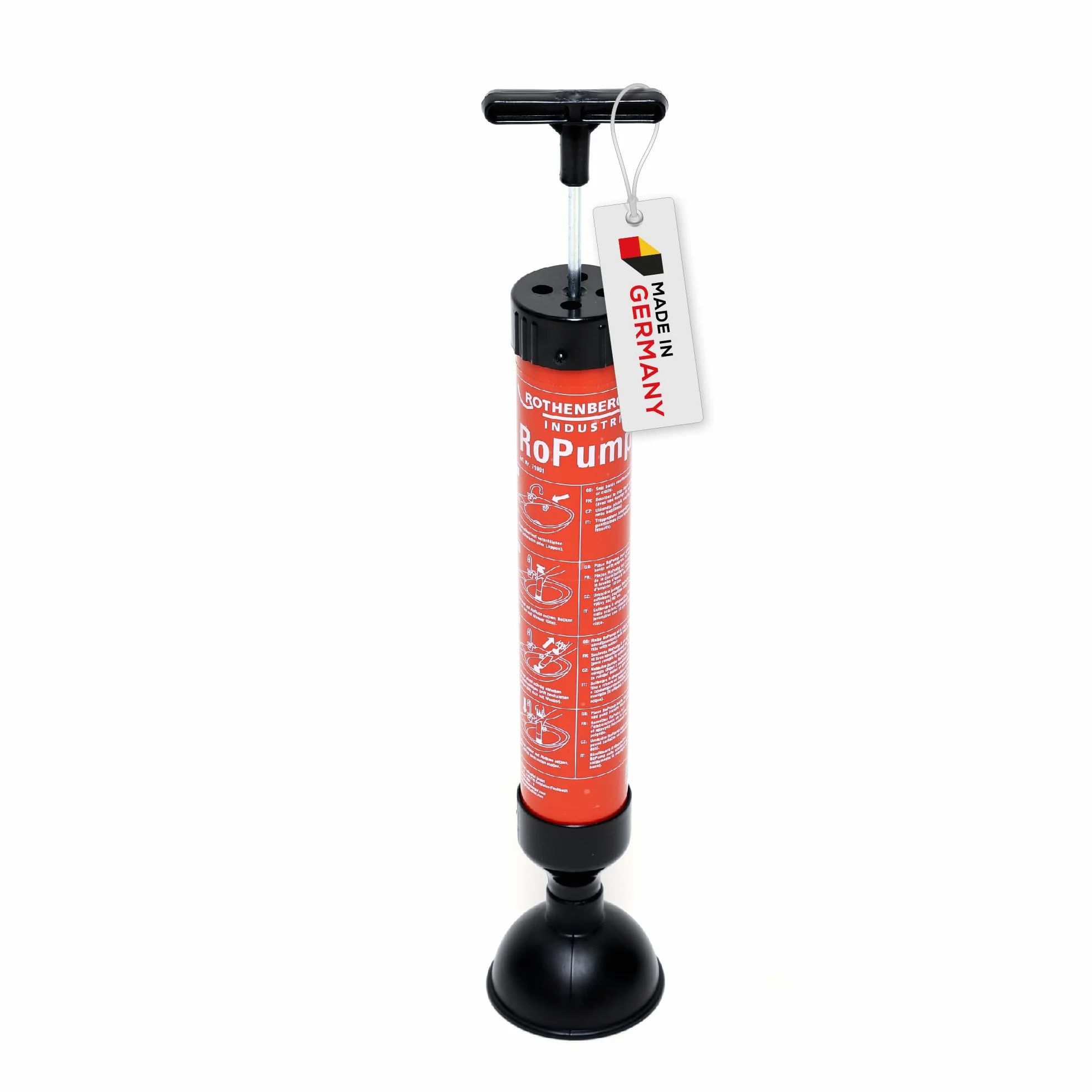Rothenberger 71991 Ropump Pompa di Disotturazione ad Aspirazione, Nera