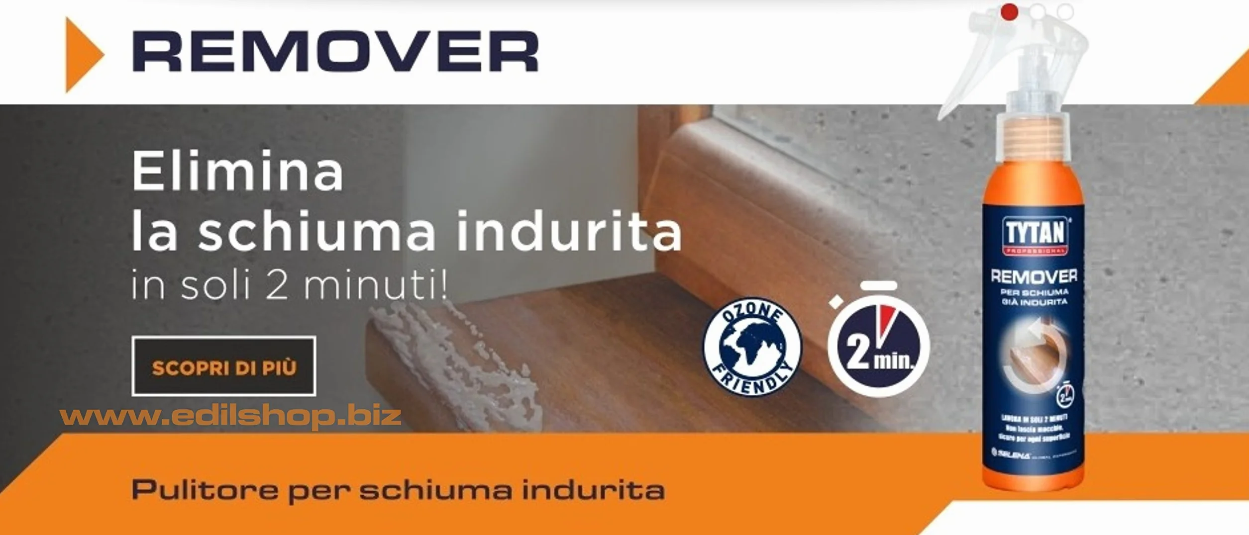 Tytan Pulitore per schiuma poliuretanica indurita Remover 100 ml