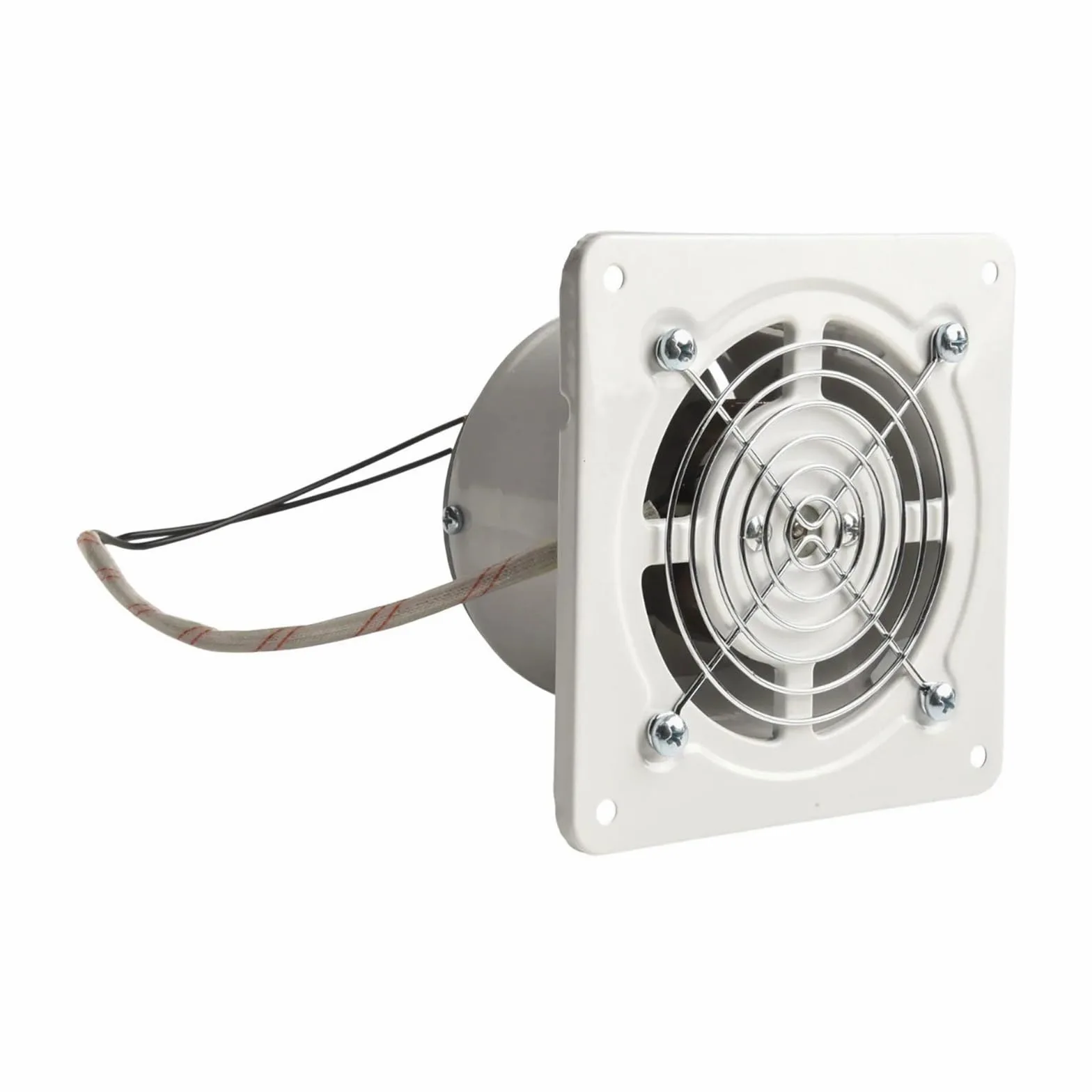 Estrattore Aria, Ventilatore da 32 W, la di Scarico da 6 Pollici, Estrazione Aria efficiente, Materiale in Ferro di Alta qualità, Design Leggero, 19 x 13,5 x 15 cm.