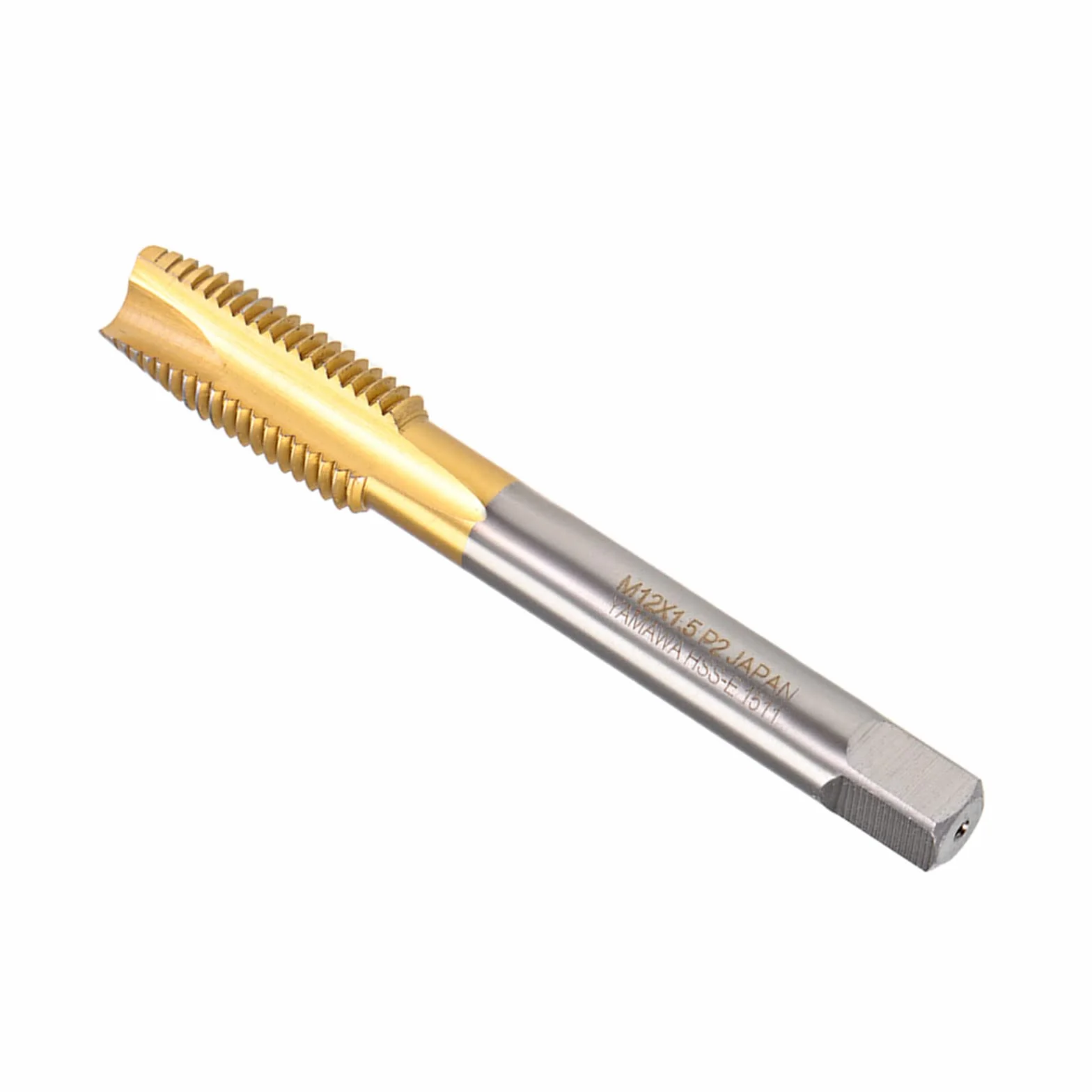 Spiral Point Tap M12 x 1.5 Titanium Coated HSS 6542 Thread Tap 1Pc