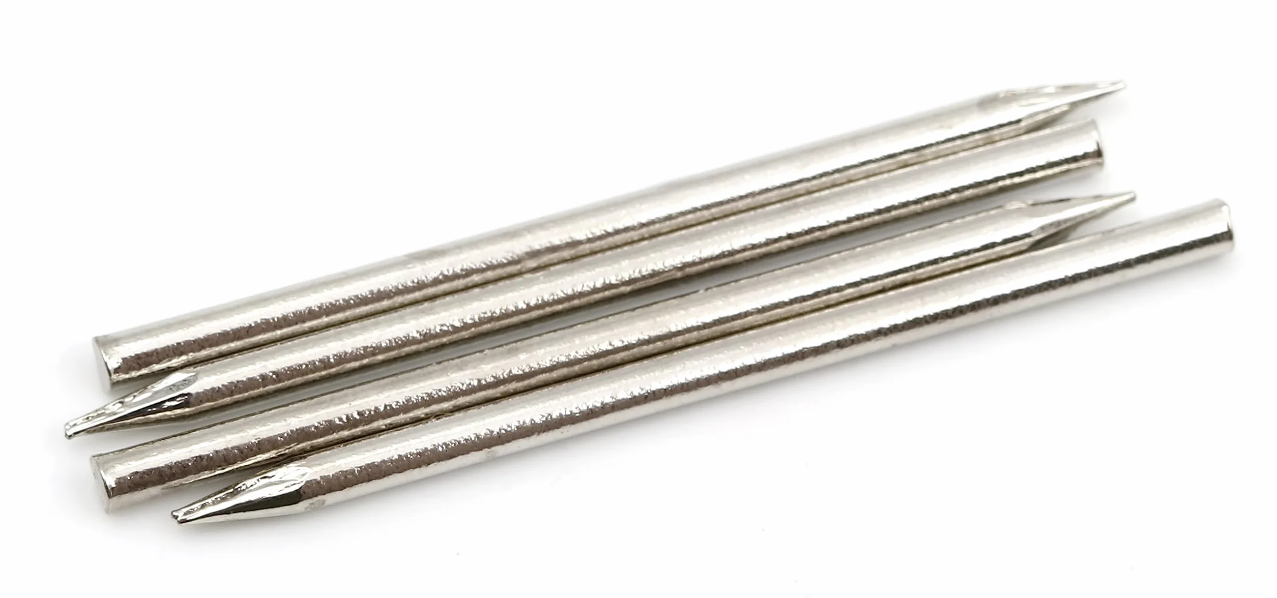 Perni in acciaio 2,0 x 40 mm con punta tagliata senza testa nichelata