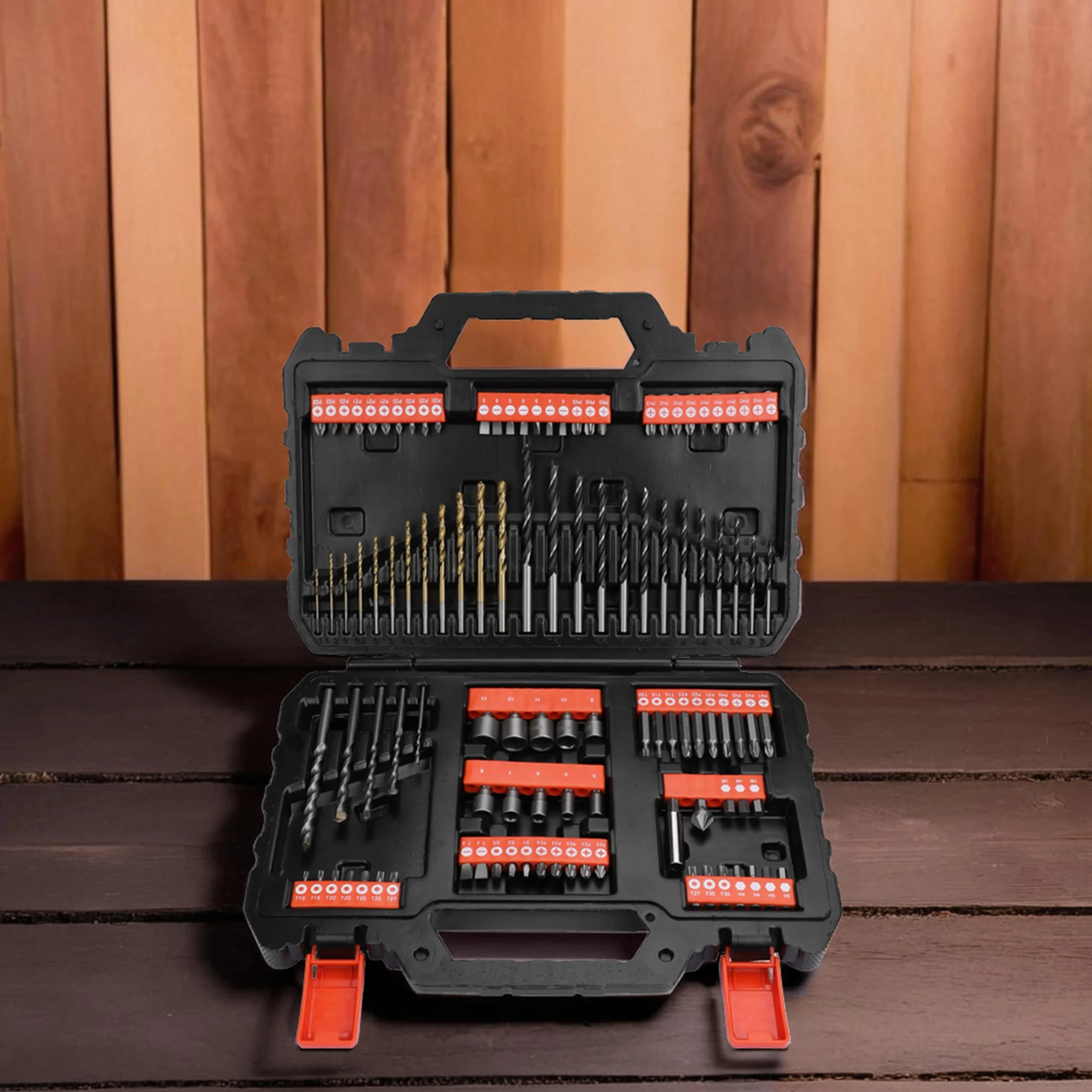 BLACK+DECKER A7200-XJ Set 109 Pezzi Punte Trapano Forare Avvitare