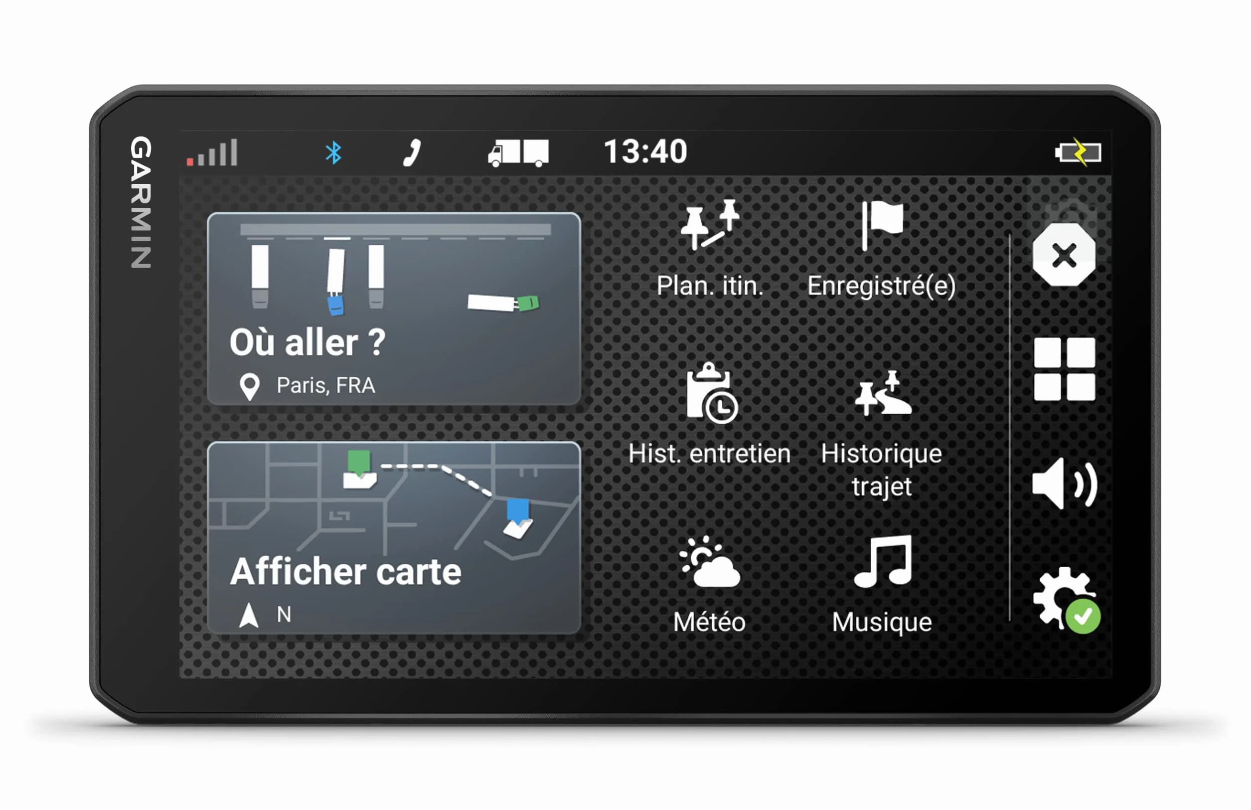 Garmin dēzl LGV710 MT-D, Infotraffico DAB, Display da 7", Mappa Europa, Navigazione in base a dimensioni, peso e carico trasportato
