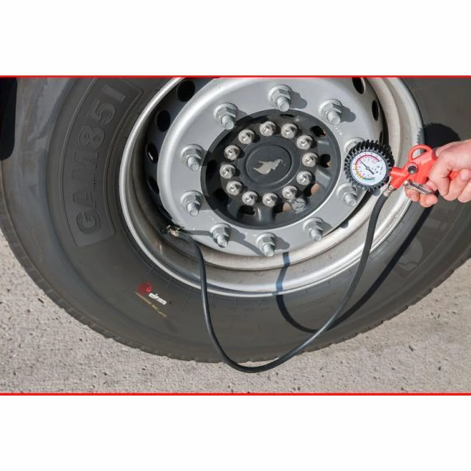 KS Tools Misuratore di pressione gomme 0-12bar