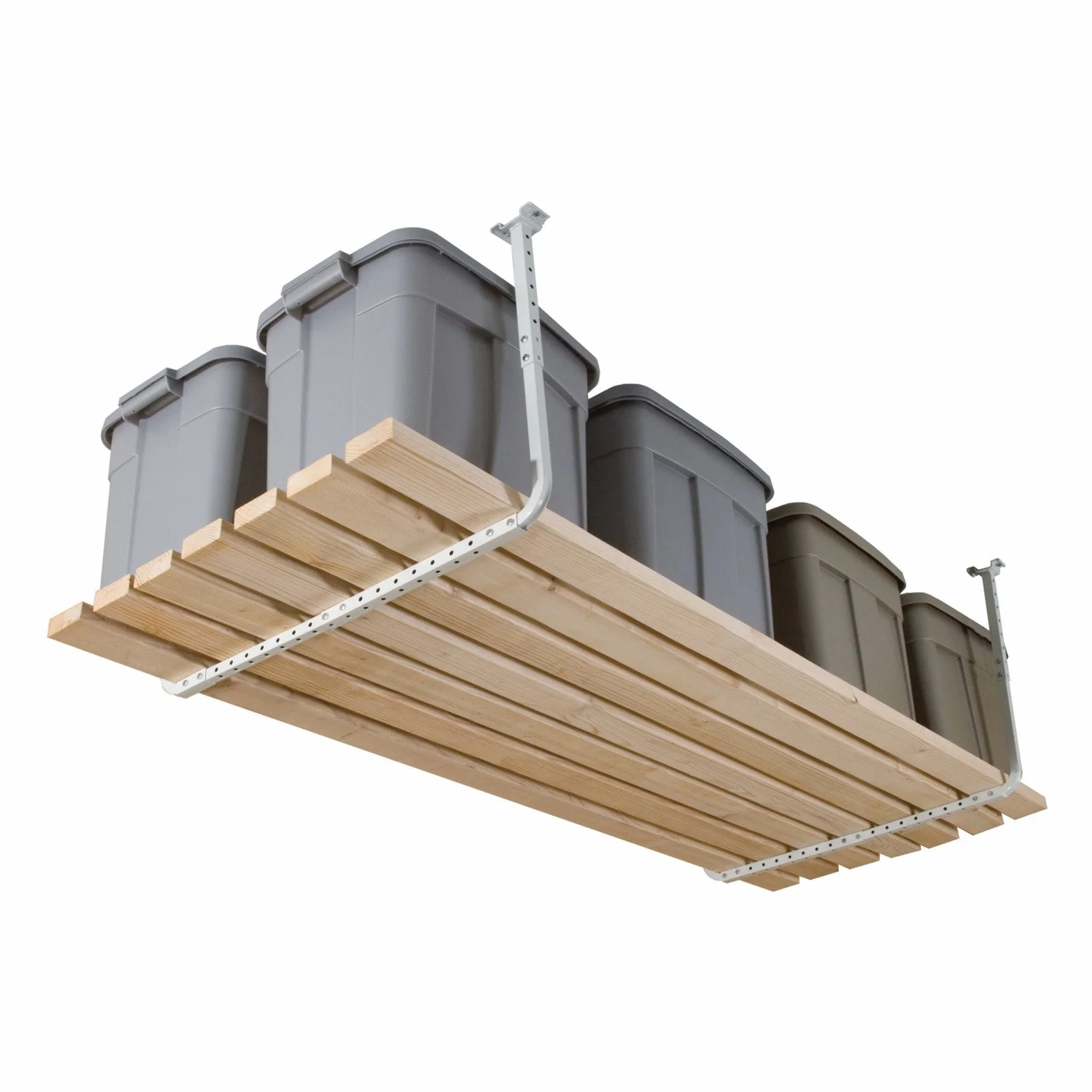 HyLoft 80842-10 Kit di montaggio a soffitto per garage regolabile 83,8 x 86,4 cm bianco