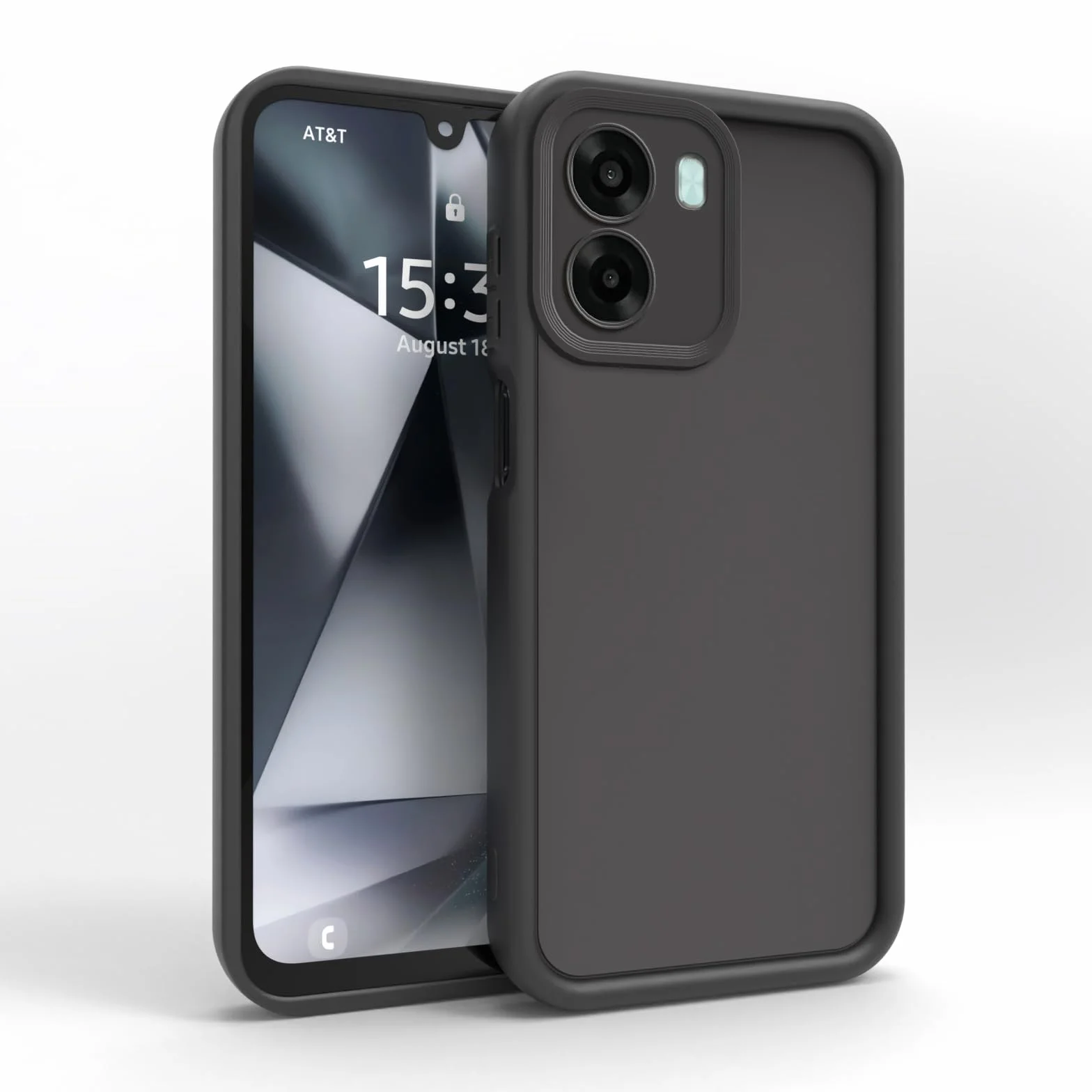 PanXCase Cover per Oppo A6x 5G/4G / Oppo A6 5G/4G - Custodia Silicone Sottile Elegant Disegni Morbida Leggera, Protezione Fotocamera Antiurto Antigraffio Case (Nero)