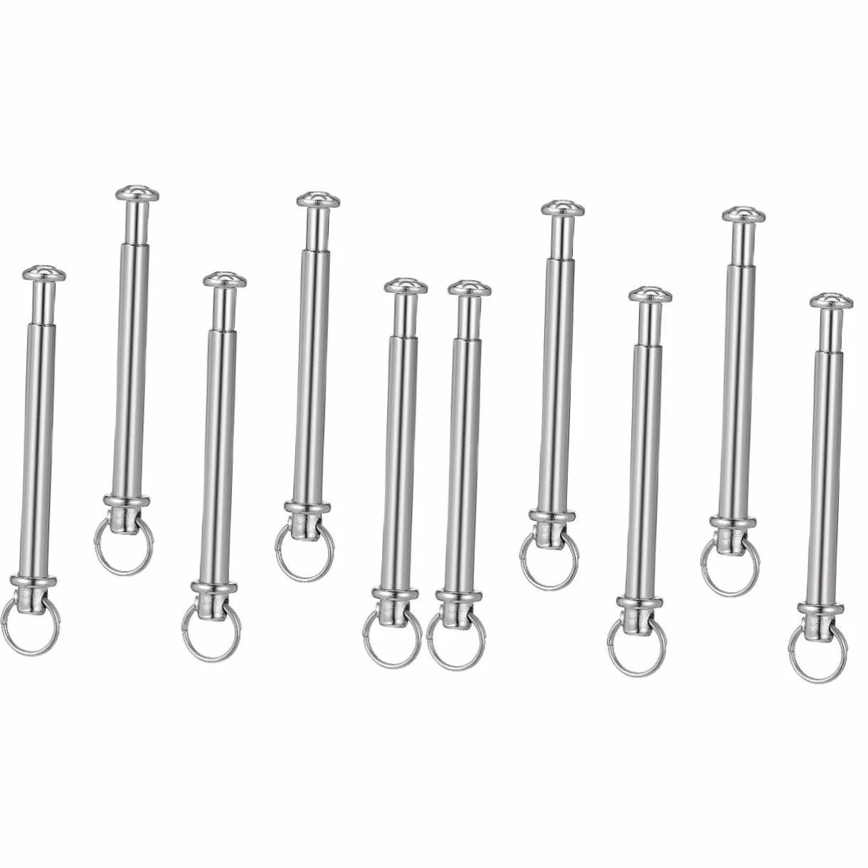 WOONEKY 10 Set Rivetti e Dadi per Riparazione Ventaglio, Accessori Fissaggio Ventagli Pieghevoli