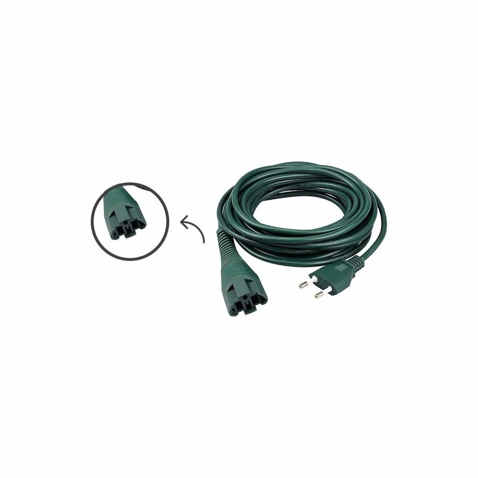 DL SERVICE Cavo Alimentazione compatibile con Vk 130/131 lunghezza 7 metri, ricambio per Folletto Vk 130 Vk 131 resistente e adattabile