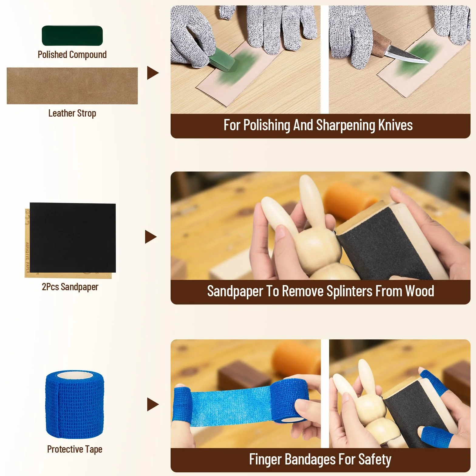 Kit Intaglio Legno 33 Pezzi,con blocchi di legno,coltelli e accessori pratici per intaglio sicuro e creativo;set di coltelli da intaglio,perfetto per principianti,hobbisti e come regalo creativo