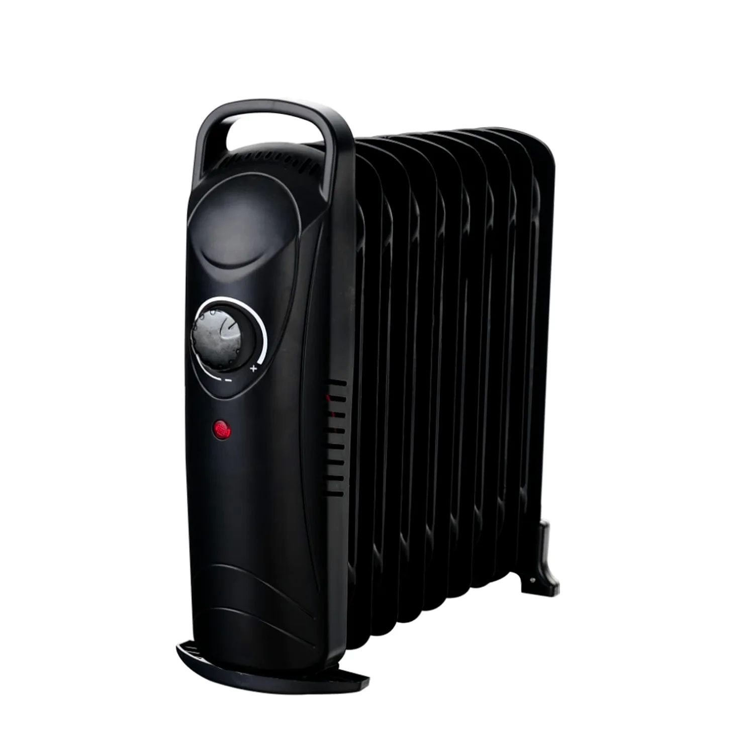 BRICOZONE Radiatore Elettrico A Olio 800W Con 7 Elementi Riscaldanti Termostato Regolabile Basso Consumo Per Casa Ufficio Camera Da Letto Riscaldamento Silenzioso Con Maniglia Di Trasporto