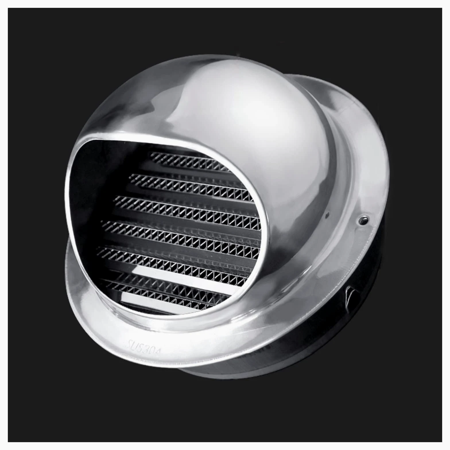 Griglia Ventilazione Rotonda,Condotto di Ventilazione a Parete Rotonda,Griglia Aria Scarico Rotonda,per ventilatori Cucina,asciugatrici elettriche,cappe aspiranti,190mm/7.48in