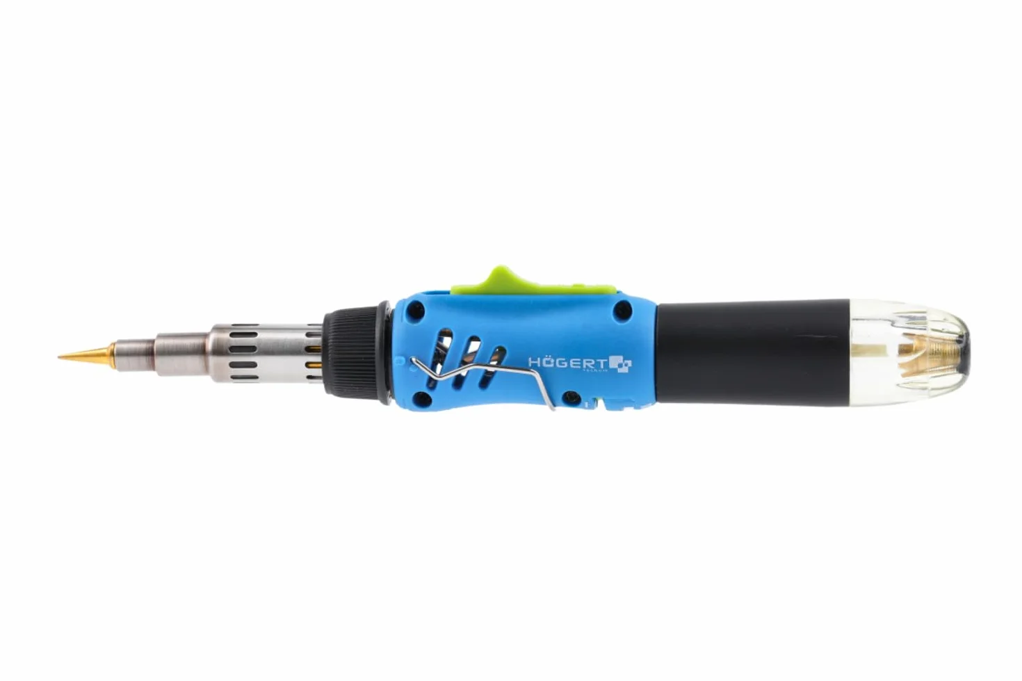 HÖGERT TECHNIK Saldatore a gas 3 in 1 220 W accensione piezoelettrica 400 °C 1300 °C 550 °C butano propano compatto ergonomico 40 minuti