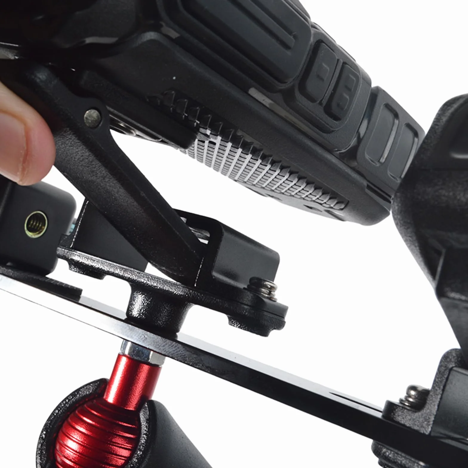 Supporto per ricetrasmettitore da camion, accessorio per telefono/radio portatile/microfono altoparlante/altoparlante radio mobile, compatibile con Baofeng Kenwood Motorola Quansheng