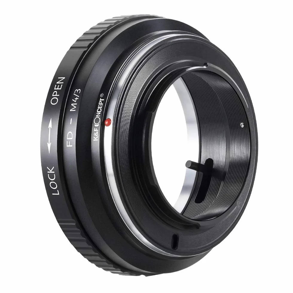 Anello Adattatore per Obiettivo K&F Concept FD-M4 / 3 Adatto per Obiettivo Fotocamera FD per Olympus M4 / 3 E-P1 / E-P2 / E-PL1 e Panasonnic G1 / G2 / GF1 / GH1 / GH2